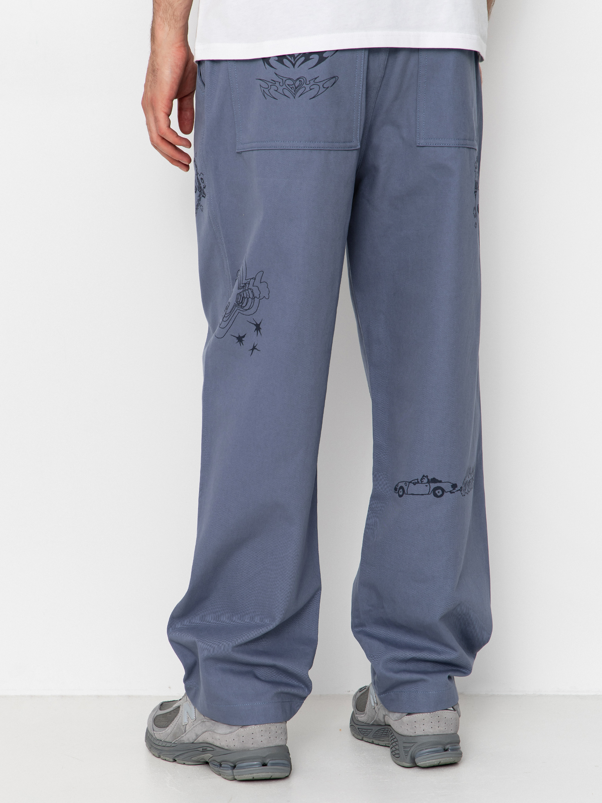 Spodnie RipNDip Westside Wide Fit (slate)
