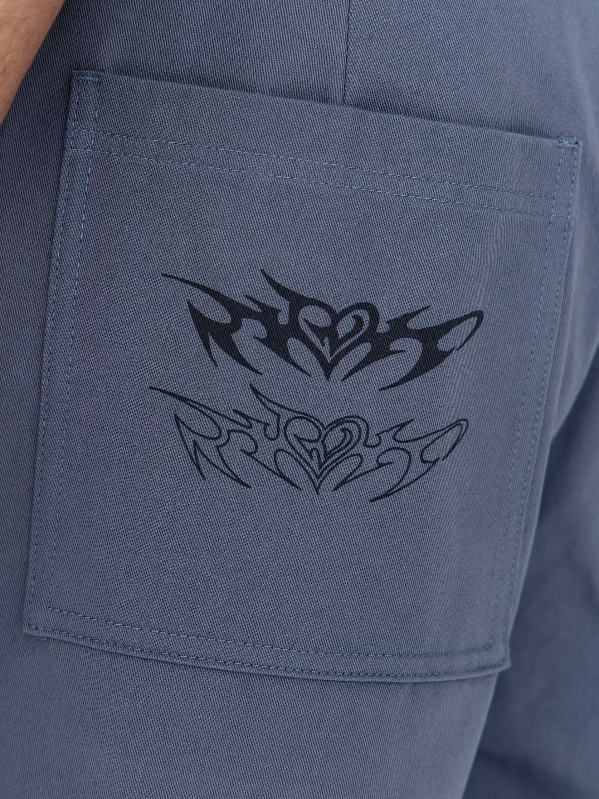 Spodnie RipNDip Westside Wide Fit (slate)