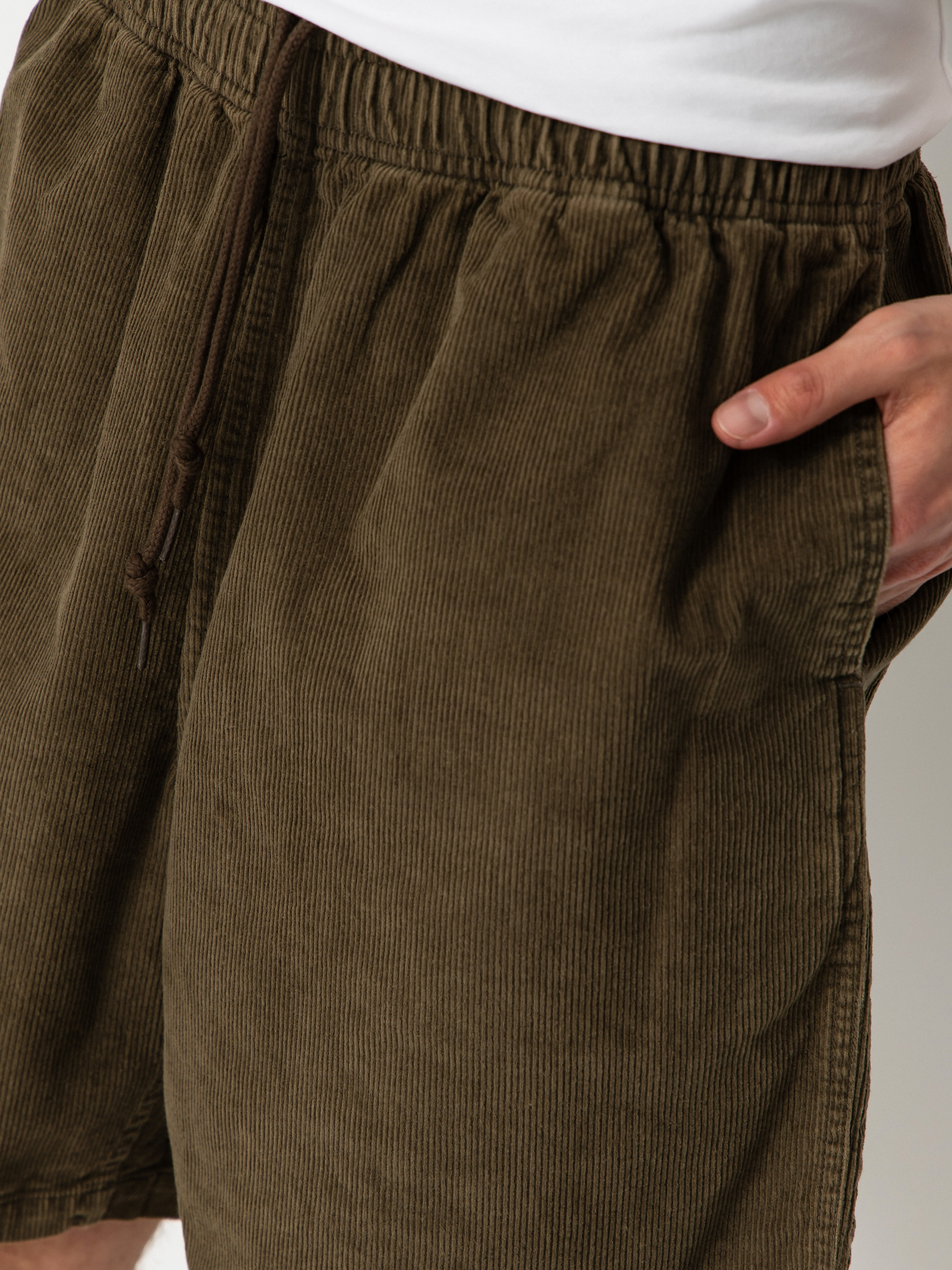 Szorty OBEY Horizon (canteen faded wash)