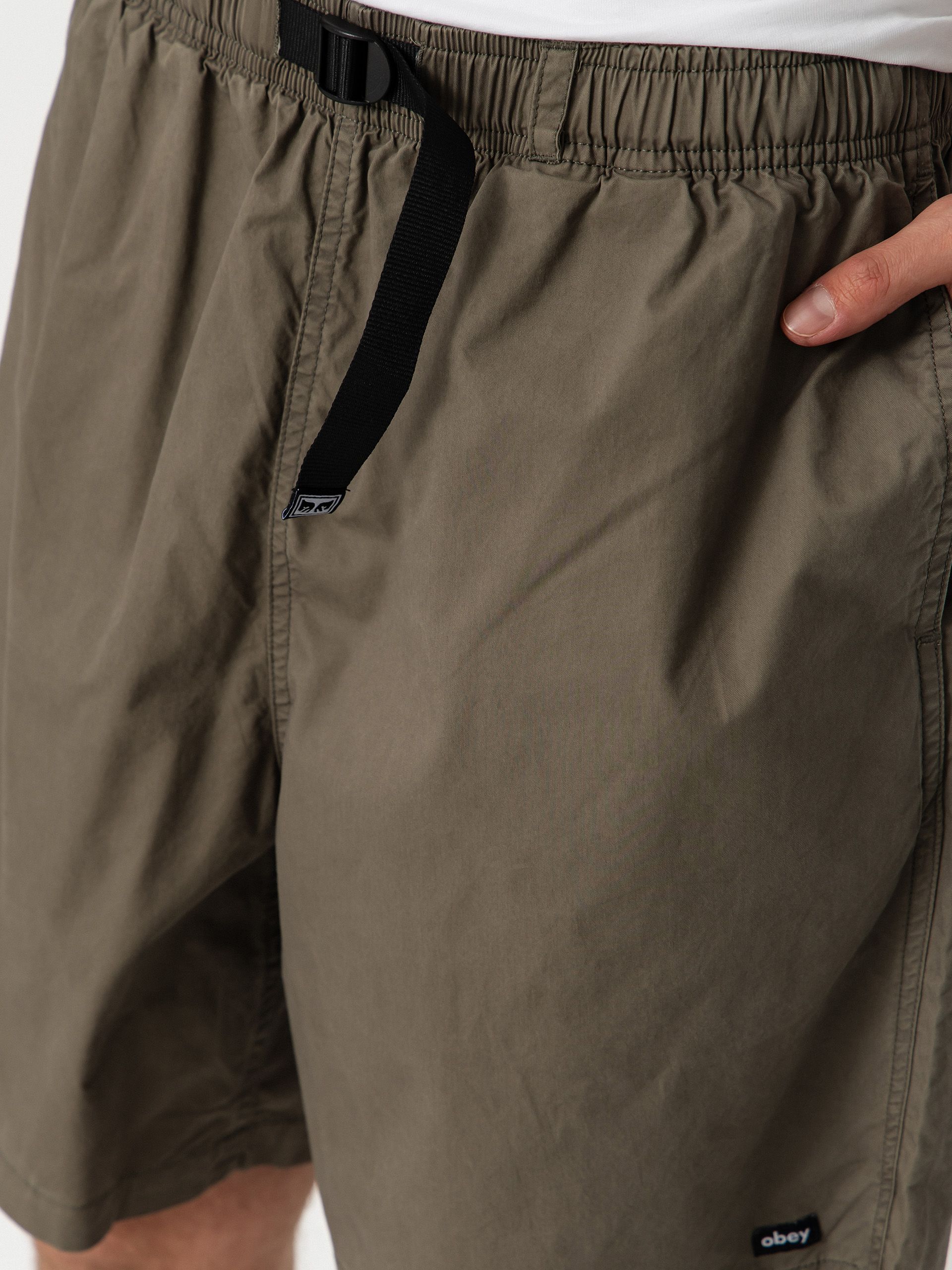 Szorty OBEY Easy Trail (smokey olive faded wash)