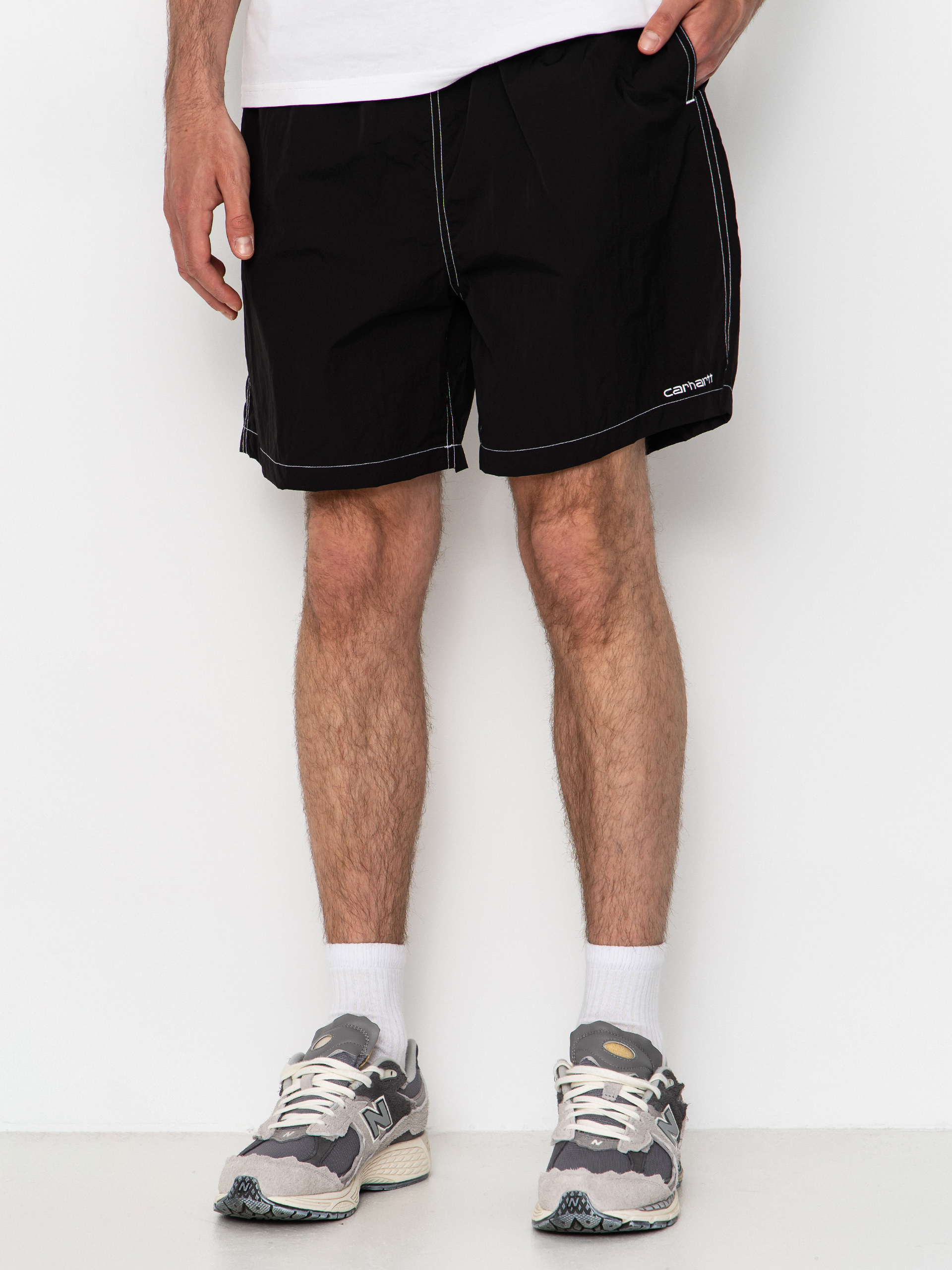 Szorty Carhartt WIP Canby Swim (black/white)