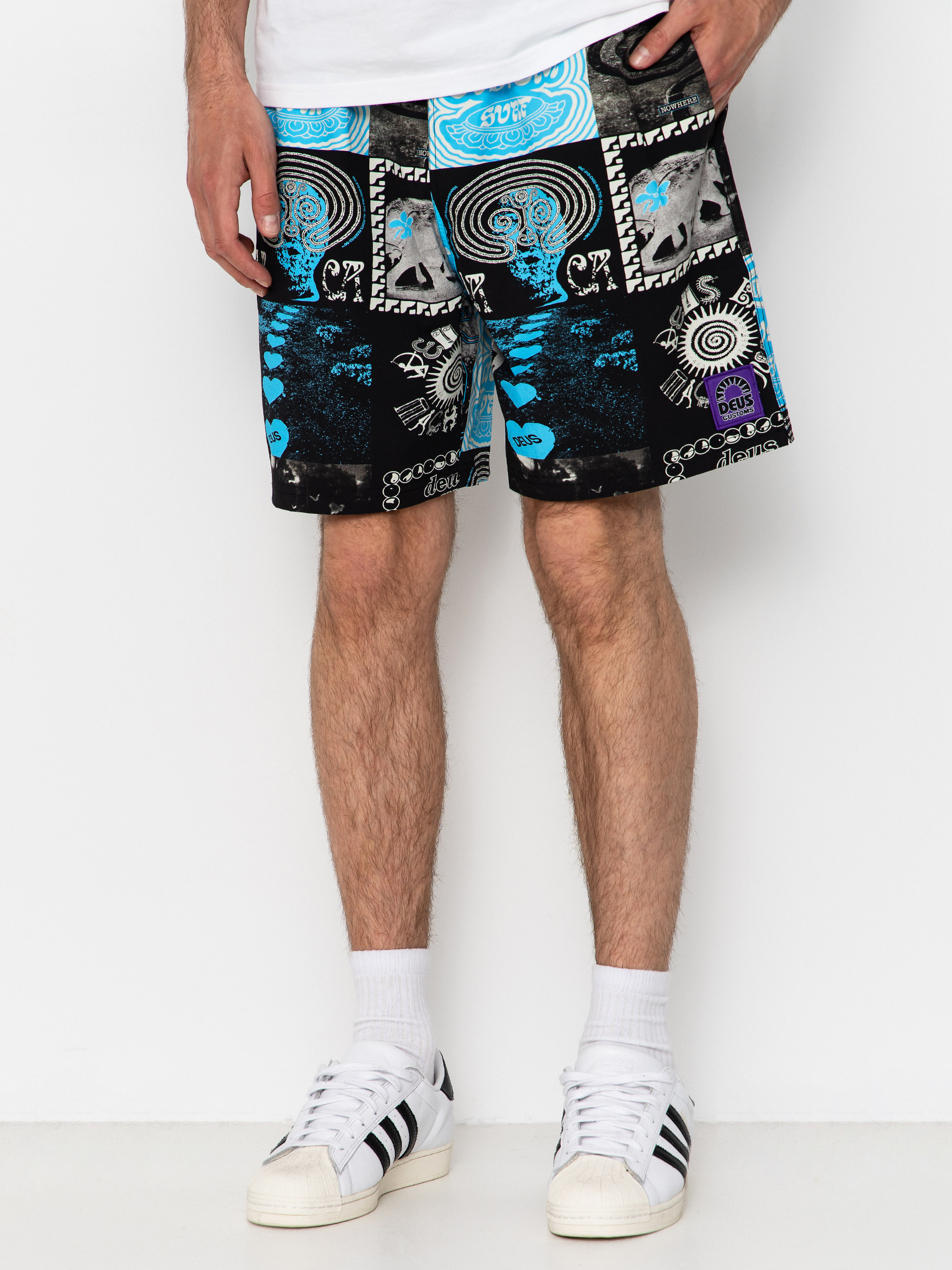 Szorty Deus Ex Machina Washed Away Swim (caviar)