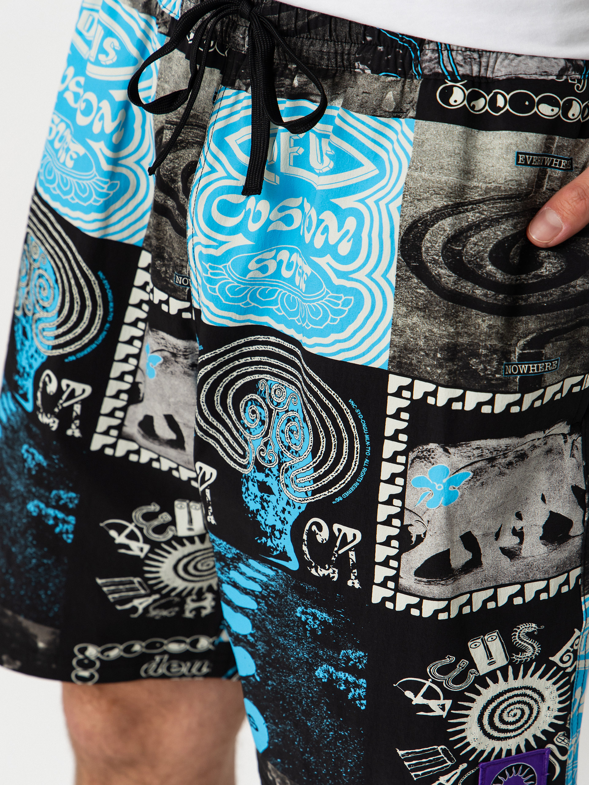 Szorty Deus Ex Machina Washed Away Swim (caviar)