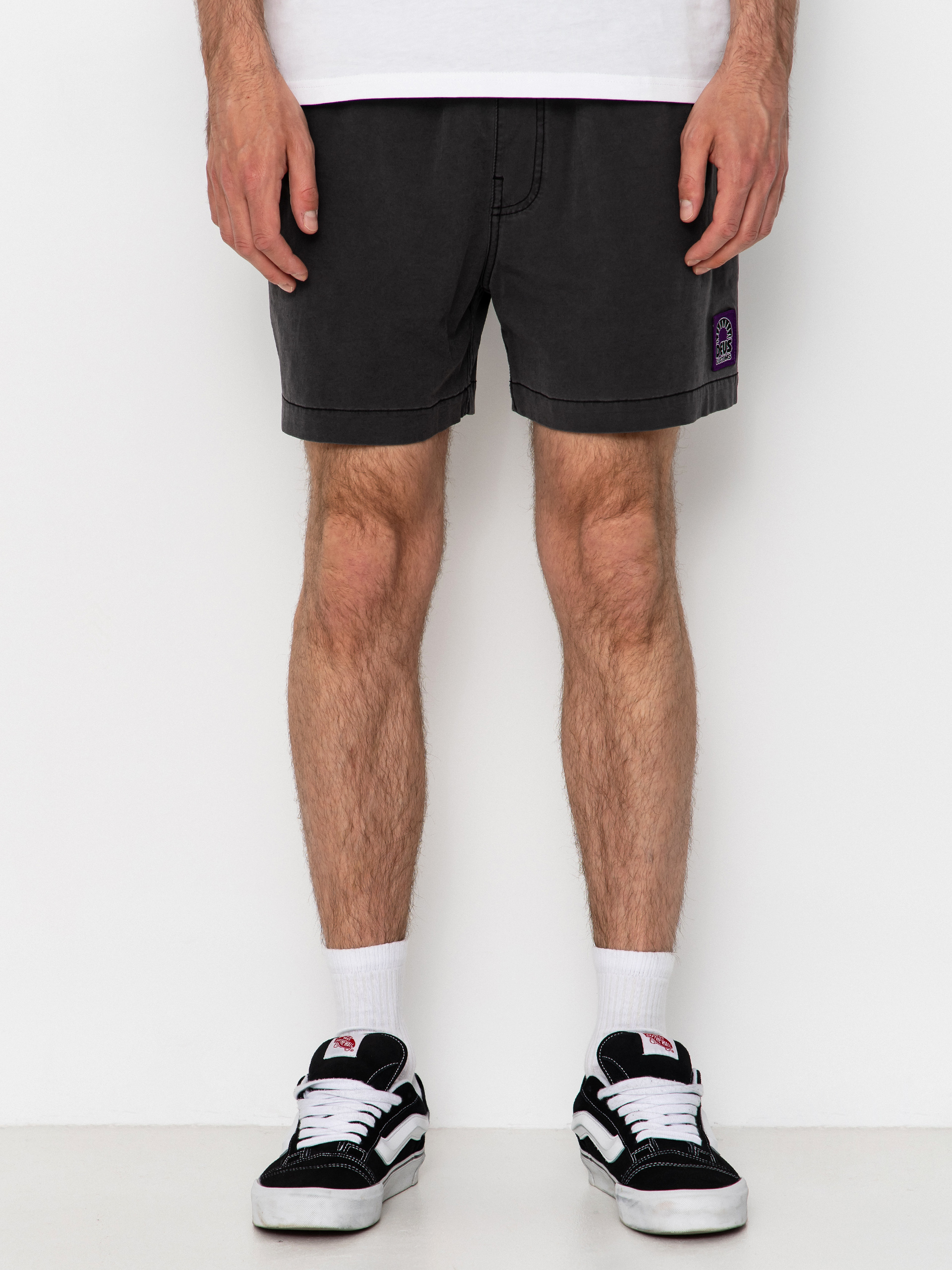 Szorty Deus Ex Machina Sandbar Garment Dyed Mesh (anthracite)