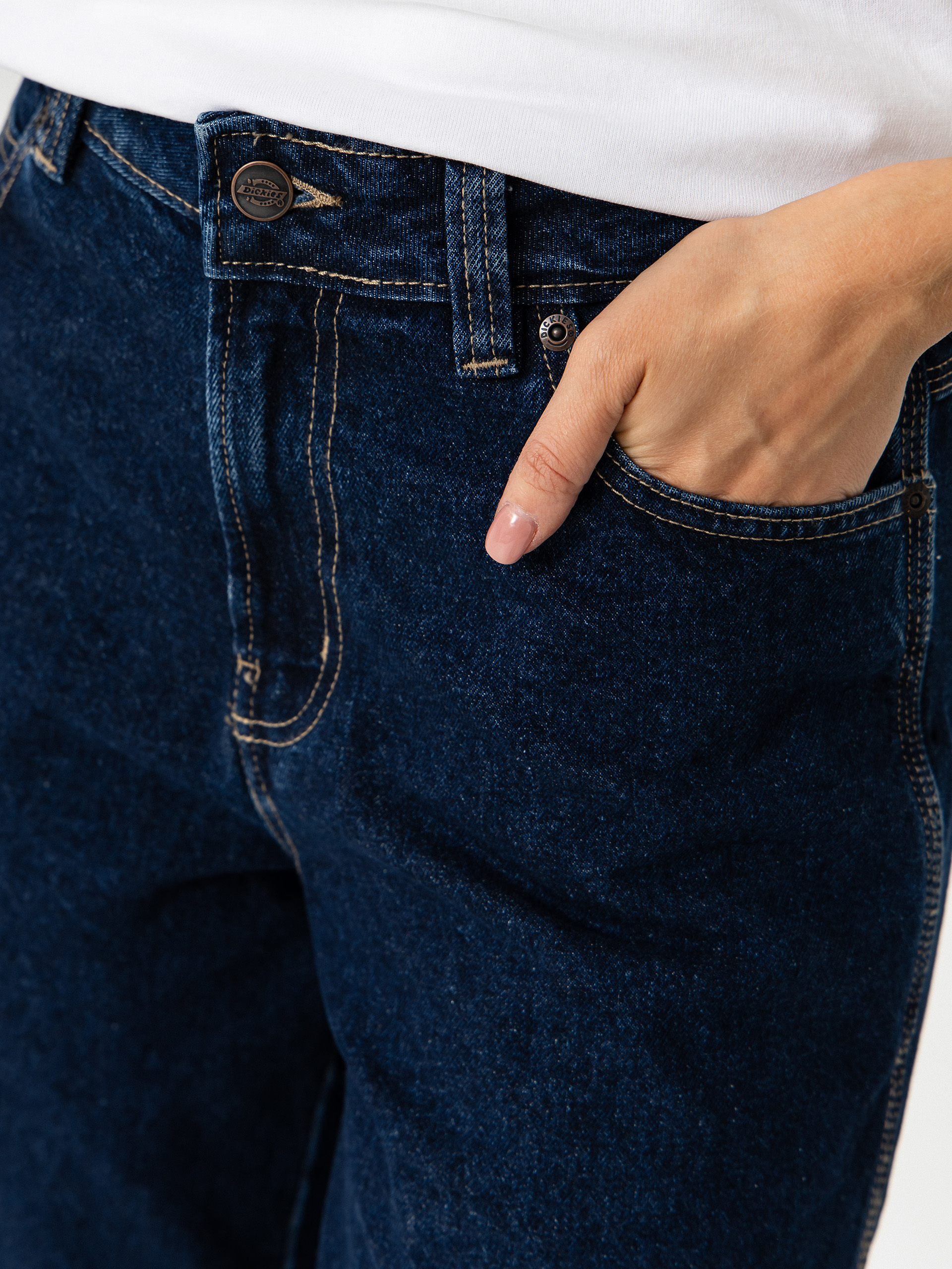 Szorty Dickies 957 13 Inch Denim Wmn (dark indigo)