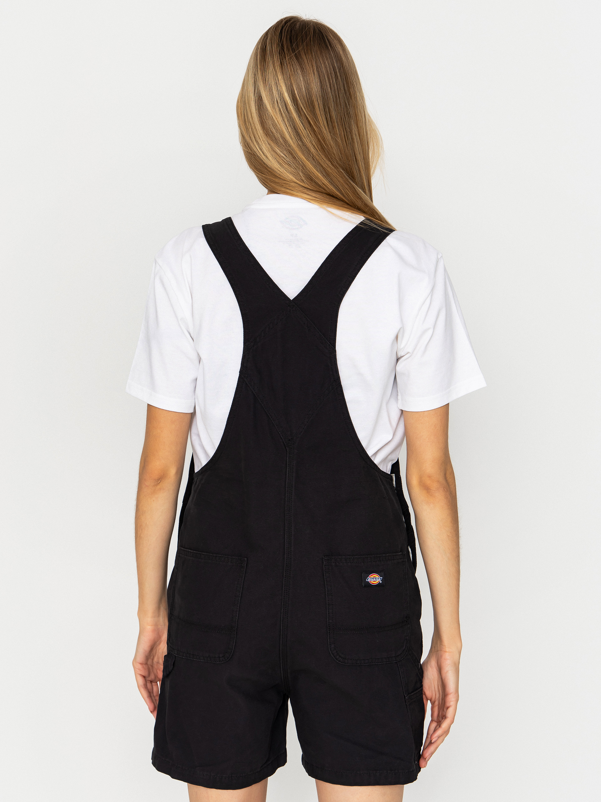 Szorty Dickies Lightweight Canvas Short Bib Wmn (black)
