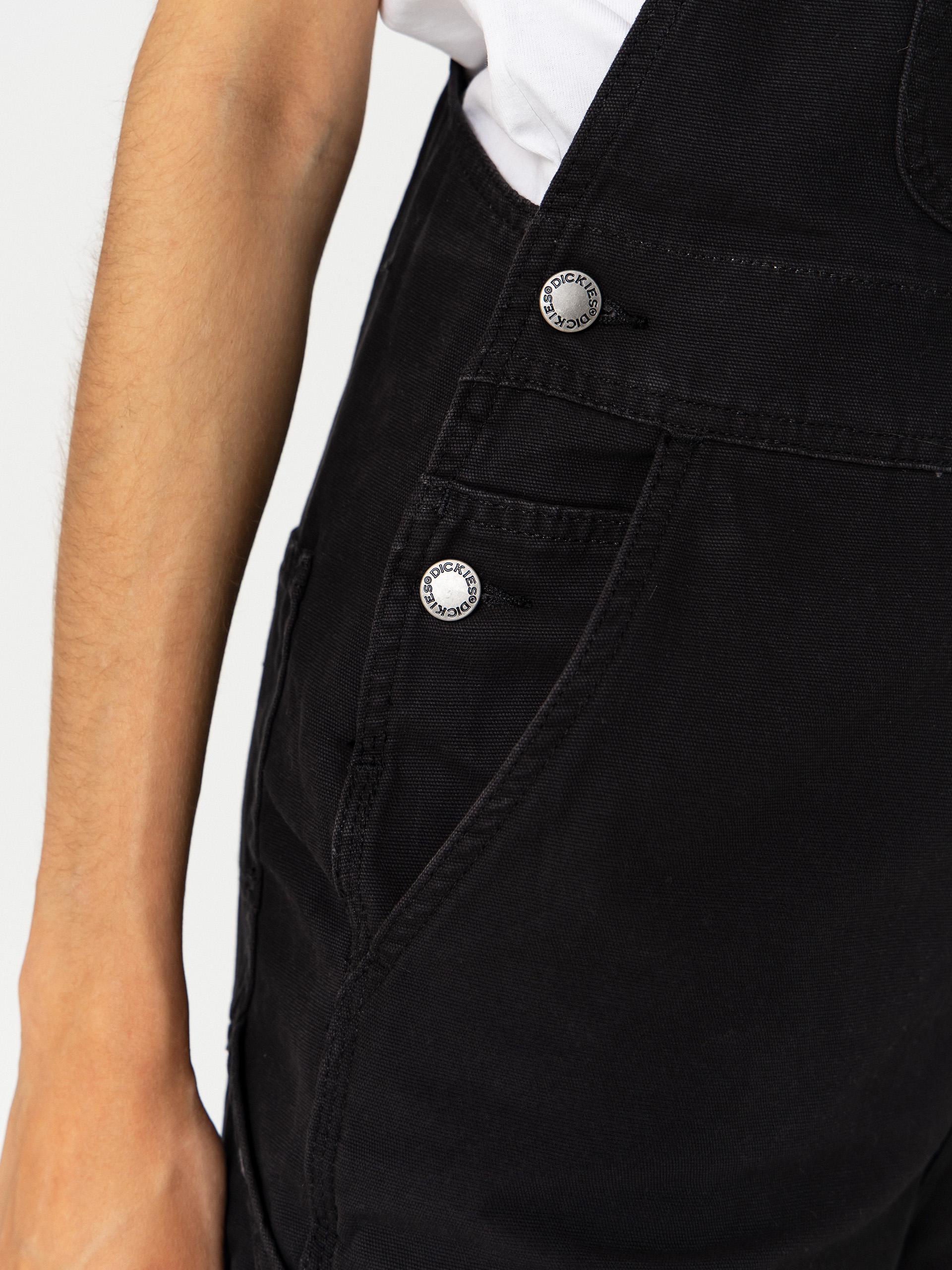 Szorty Dickies Lightweight Canvas Short Bib Wmn (black)