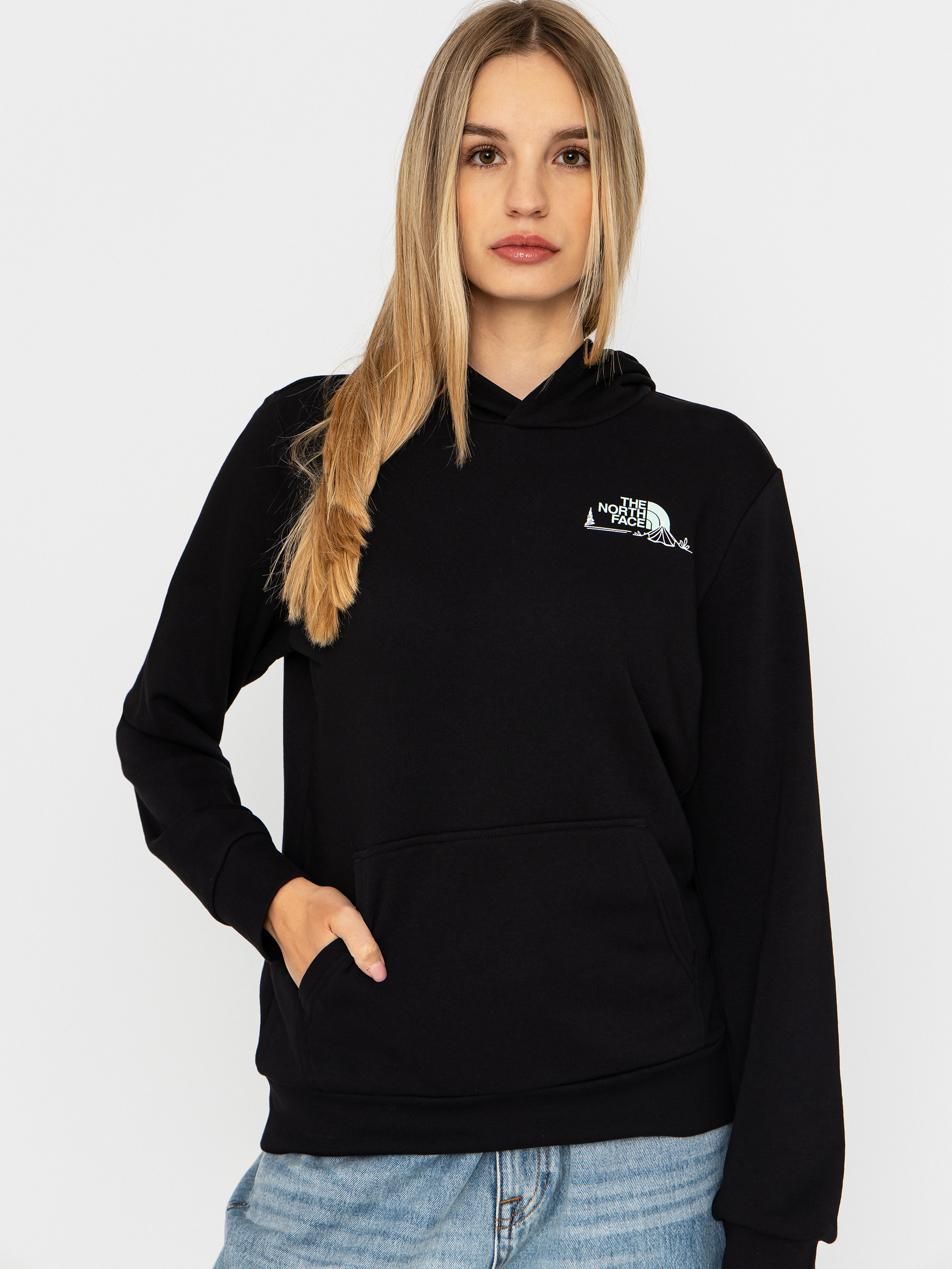 Bluza z kapturem The North Face Monte HD Wmn (tnf black)