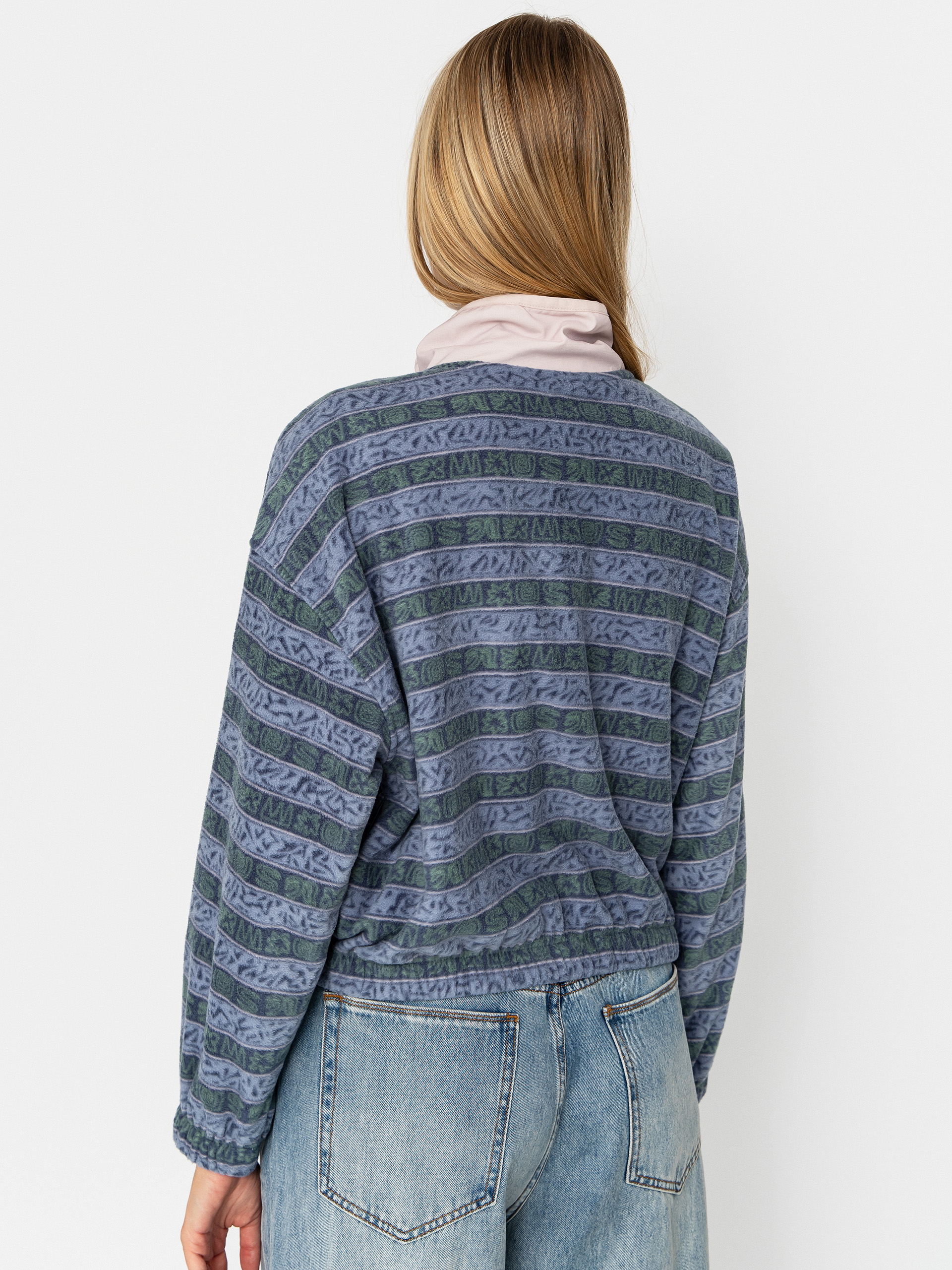 Damski Polar Quiksilver Kedai FZ (ashley blue kedai stripe)
