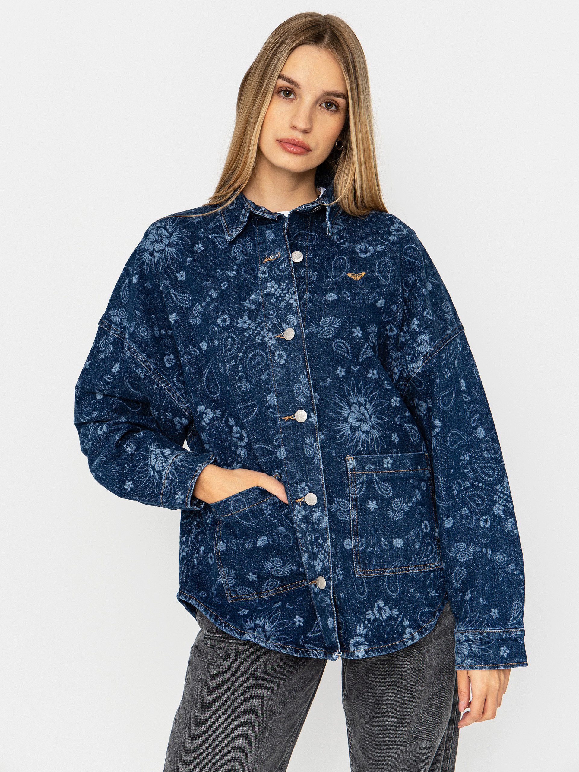 Koszula Roxy Kick Back Washed Denim Wmn
