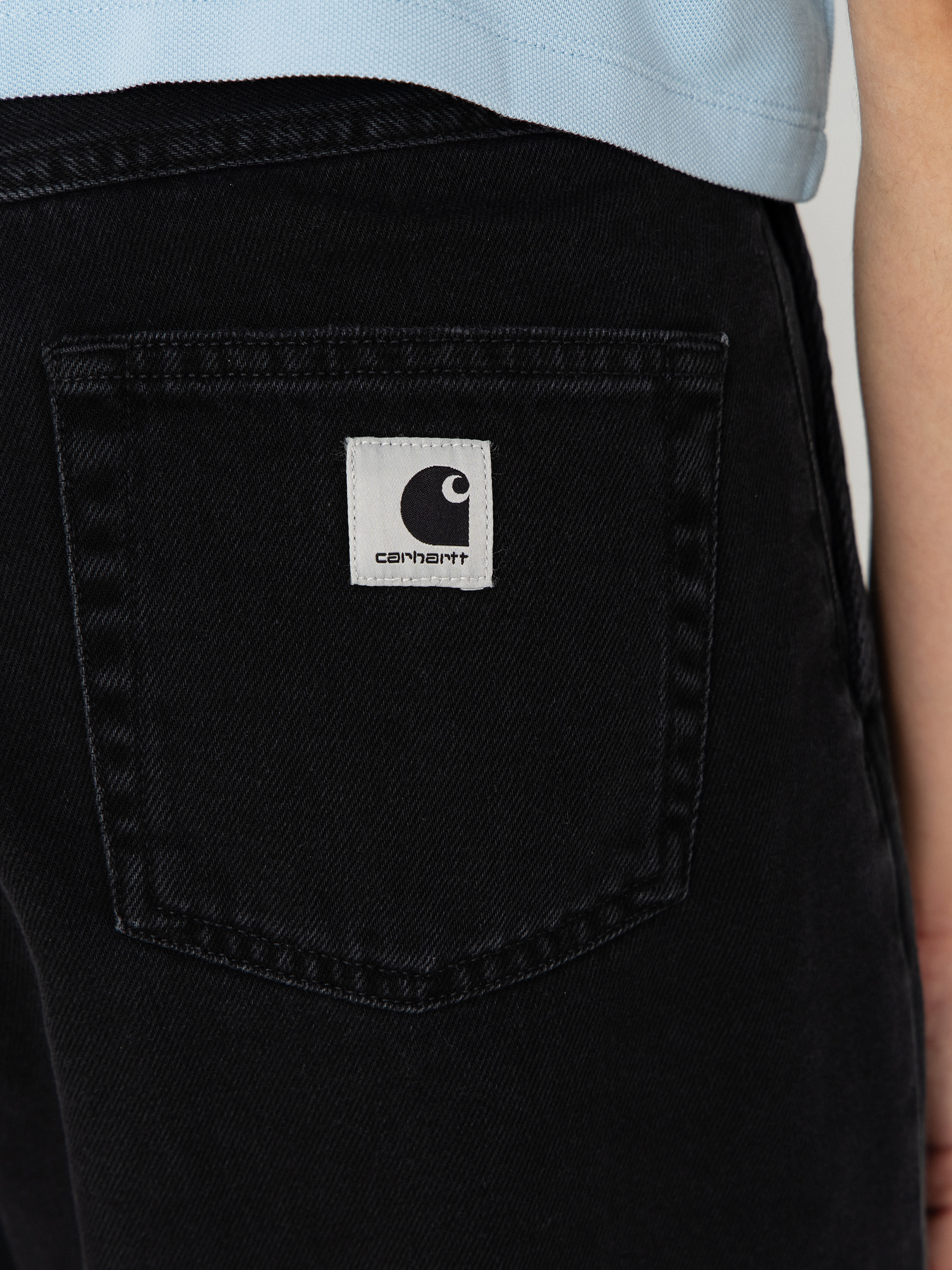 Szorty Carhartt WIP Alta Wmn (black stone washed)
