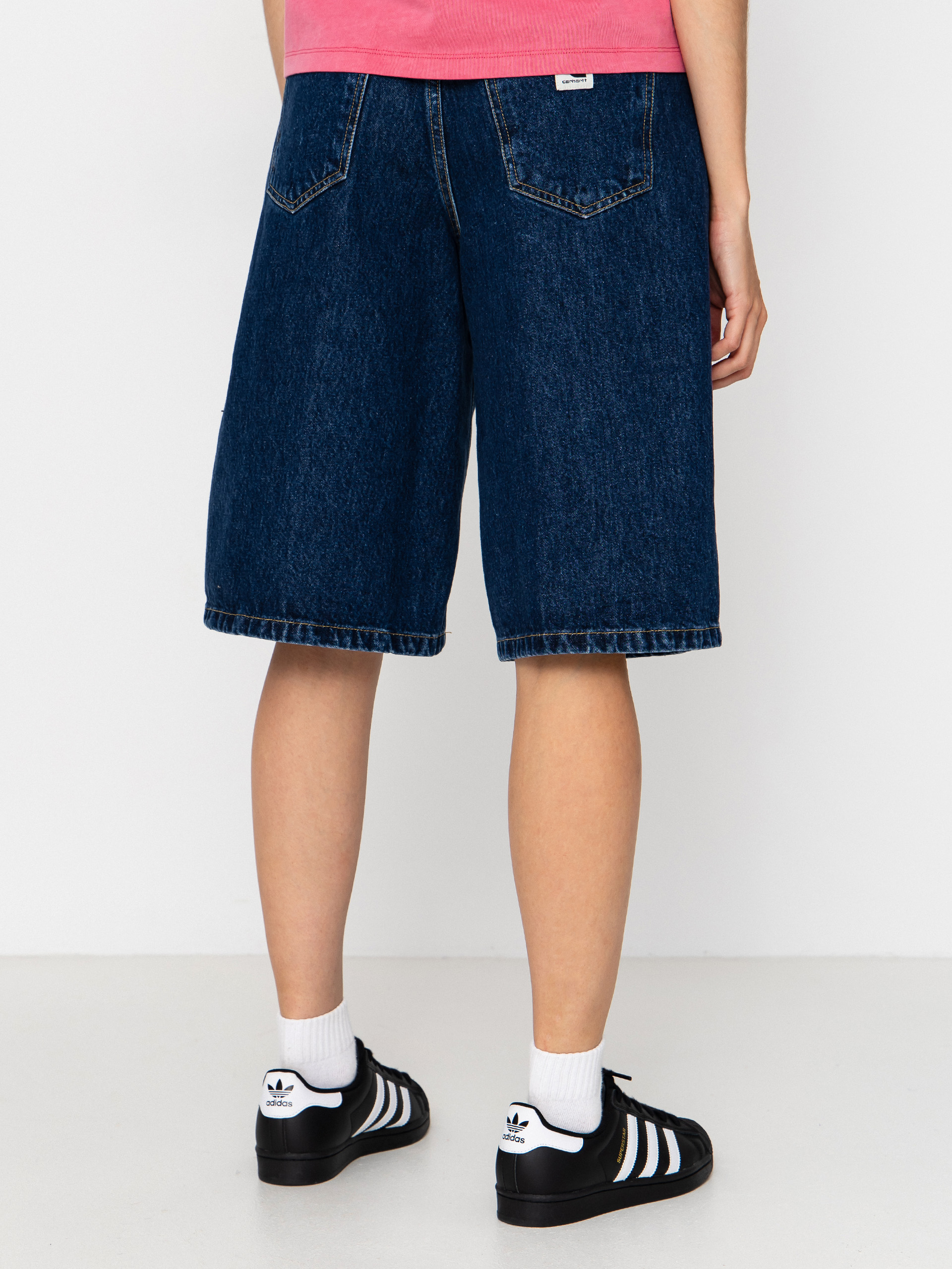 Szorty Carhartt WIP Belmont Wmn (blue stone washed)