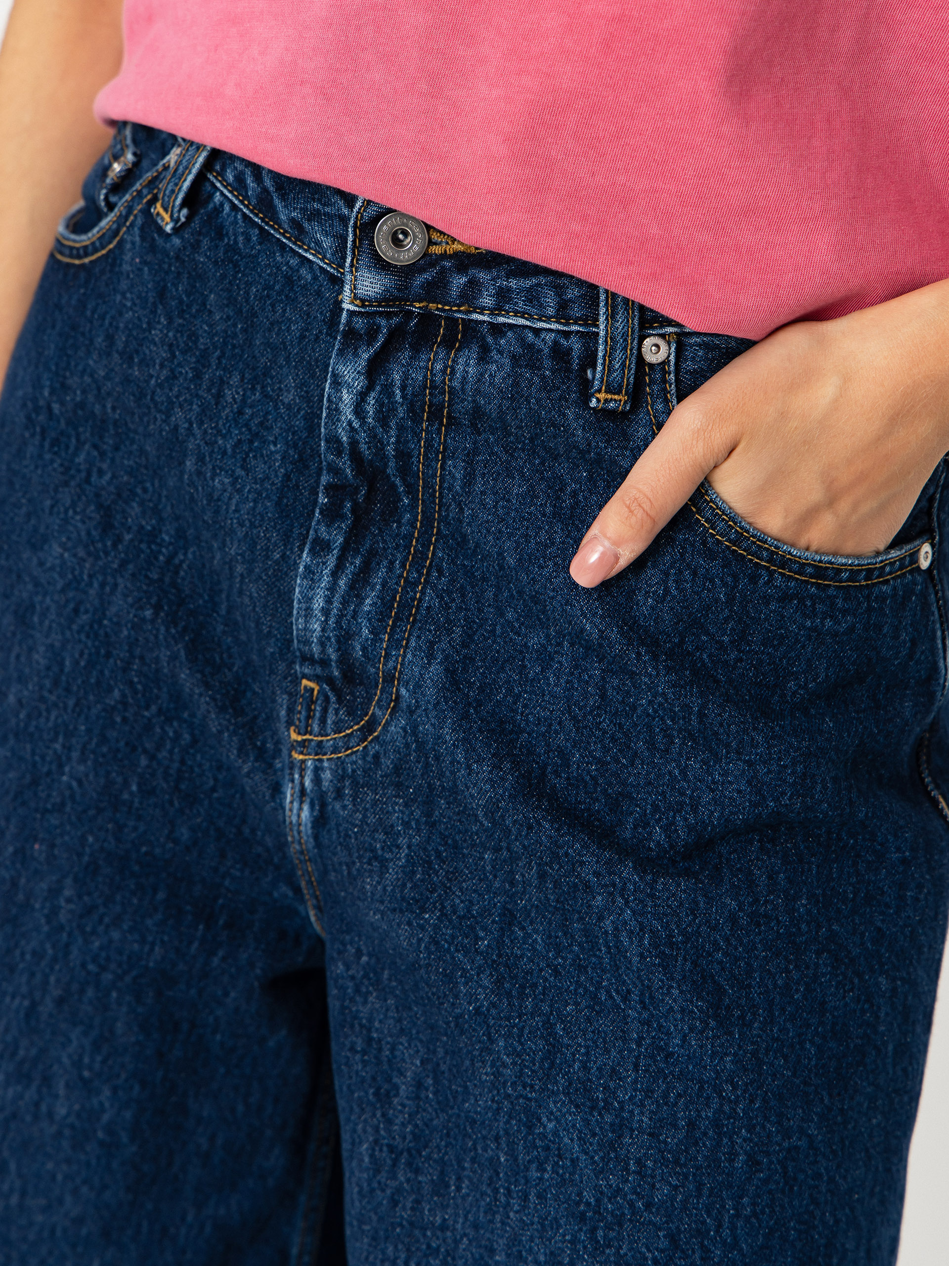 Szorty Carhartt WIP Belmont Wmn (blue stone washed)