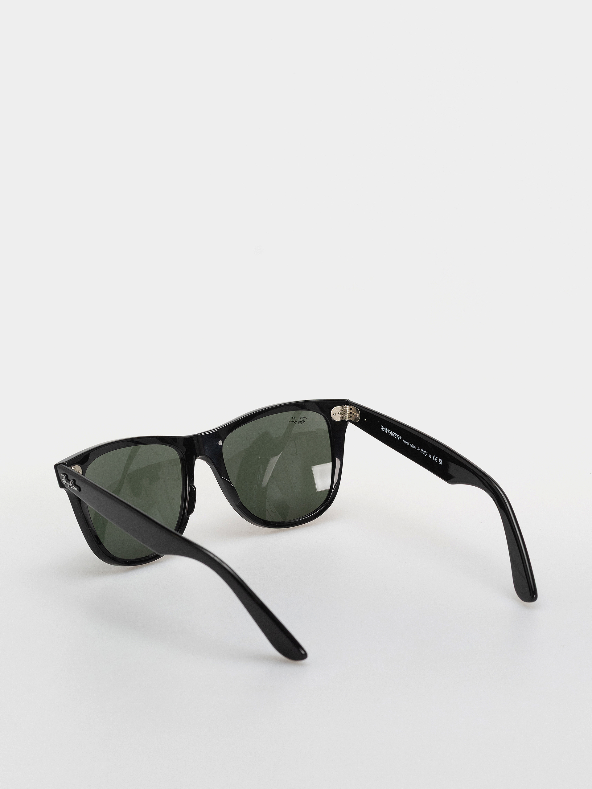 Okulary przeciwsłoneczne Ray-Ban Original Wayfarer Classic (polerowany czarny/zielone g-15)