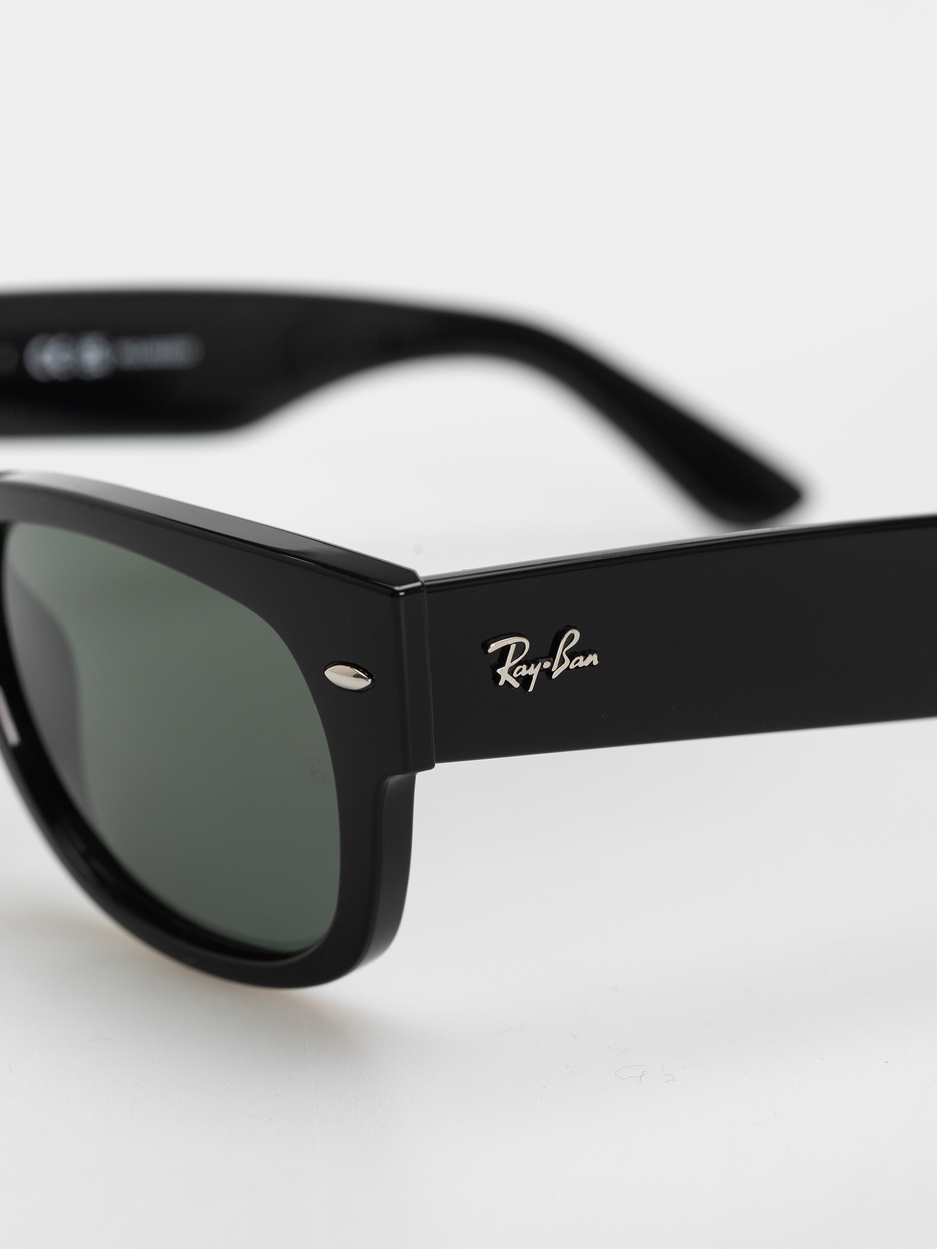 Okulary przeciwsłoneczne Ray-Ban Mega Wayfarer Ii (polerowany czarny/zielone z polaryzacją)