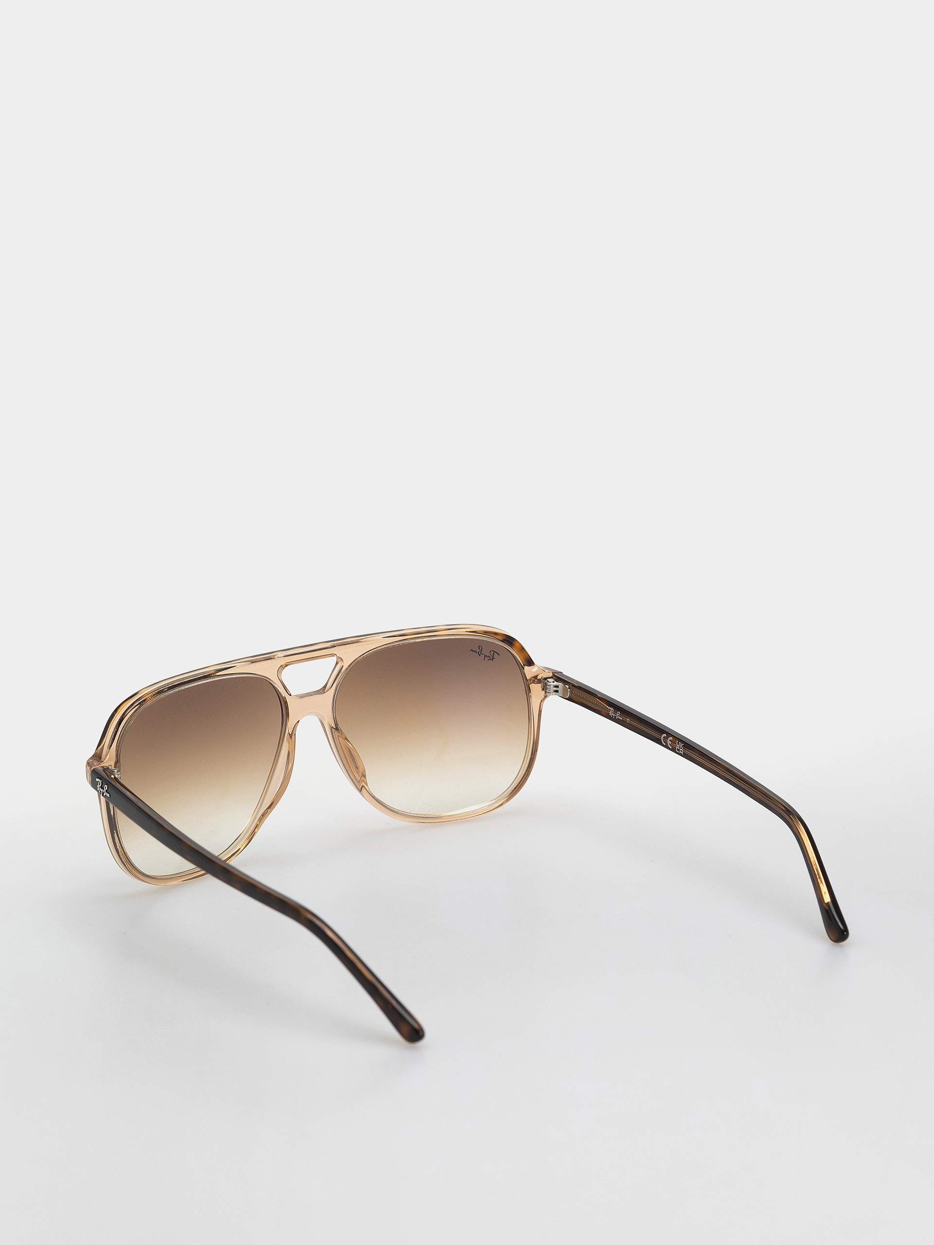 Okulary przeciwsłoneczne Ray-Ban Bill (polerowany hawana przezroczyste brązowe/jasnobrązowy gradalny)
