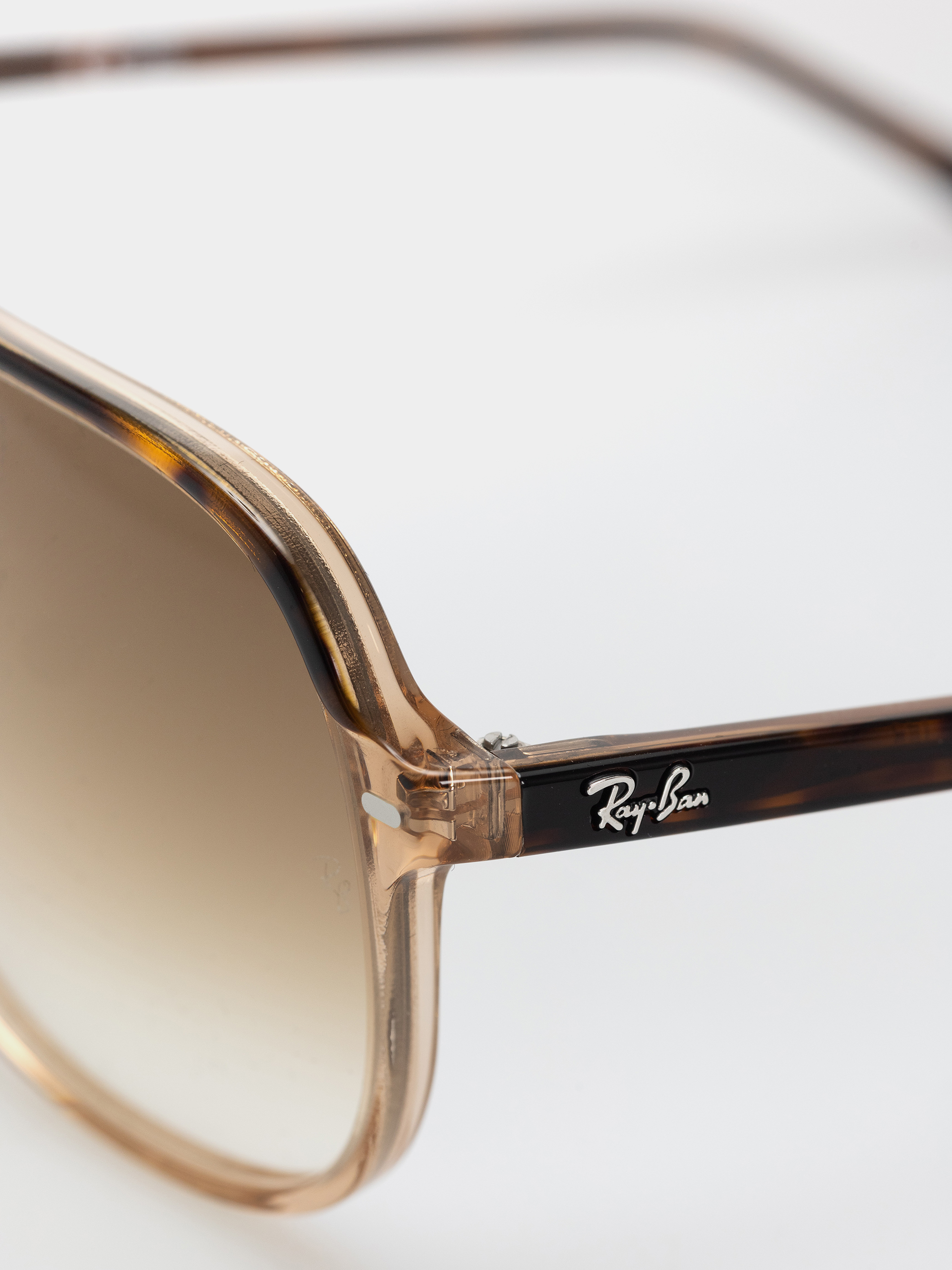 Okulary przeciwsłoneczne Ray-Ban Bill (polerowany hawana przezroczyste brązowe/jasnobrązowy gradalny)