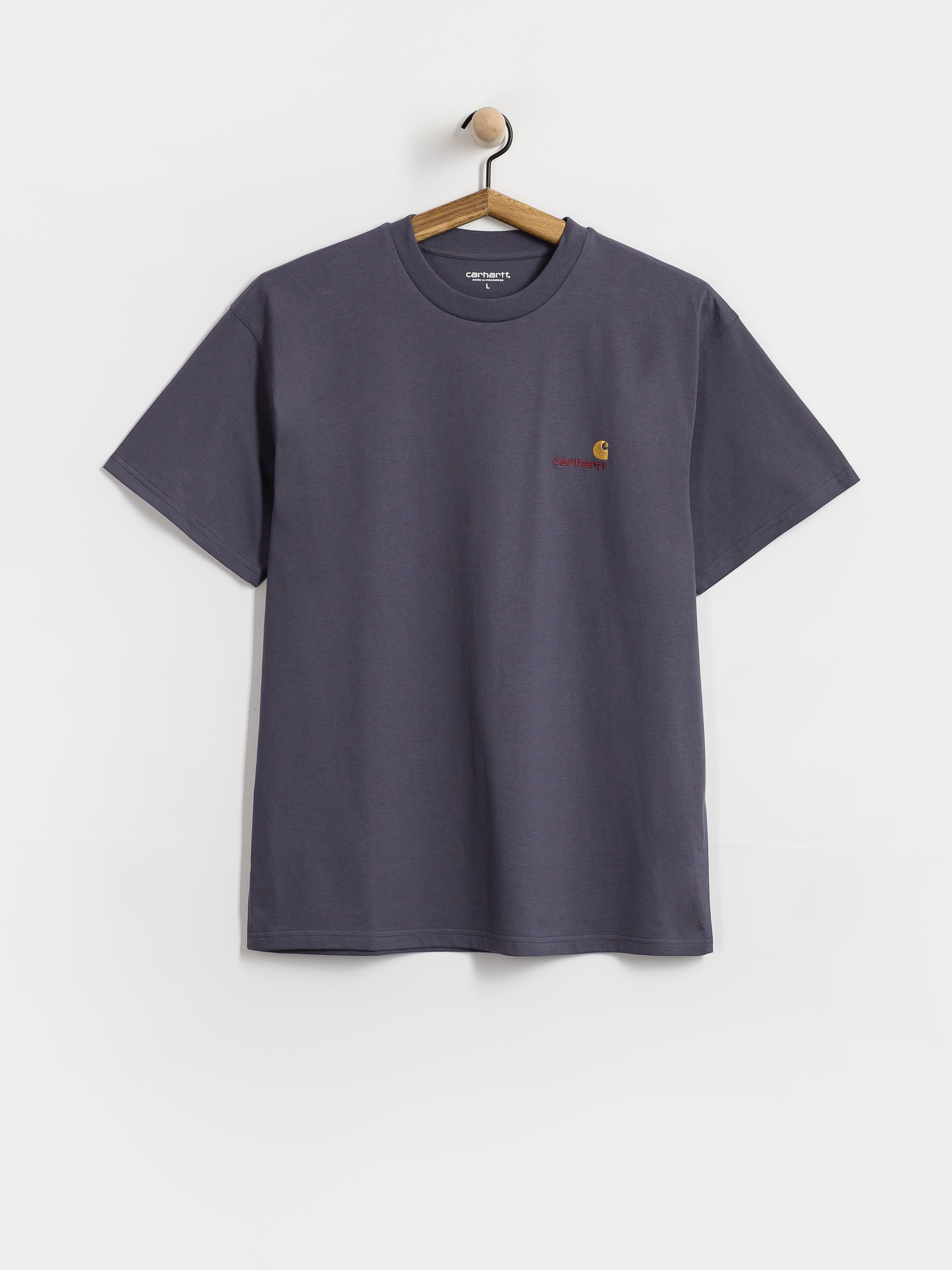T-shirt Carhartt WIP American Script (shady purple)