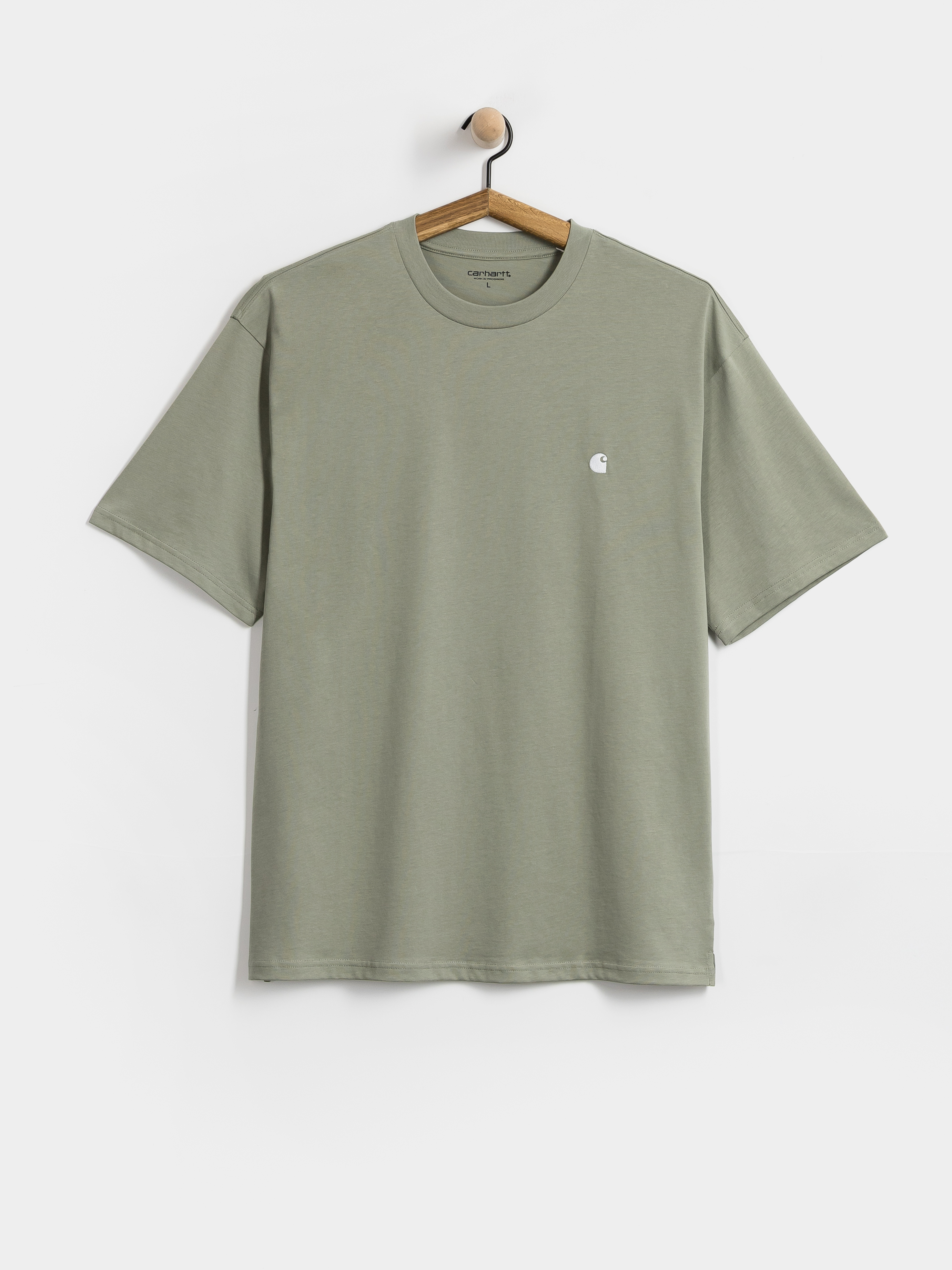 T-shirt Carhartt WIP Madison (shady green/white)
