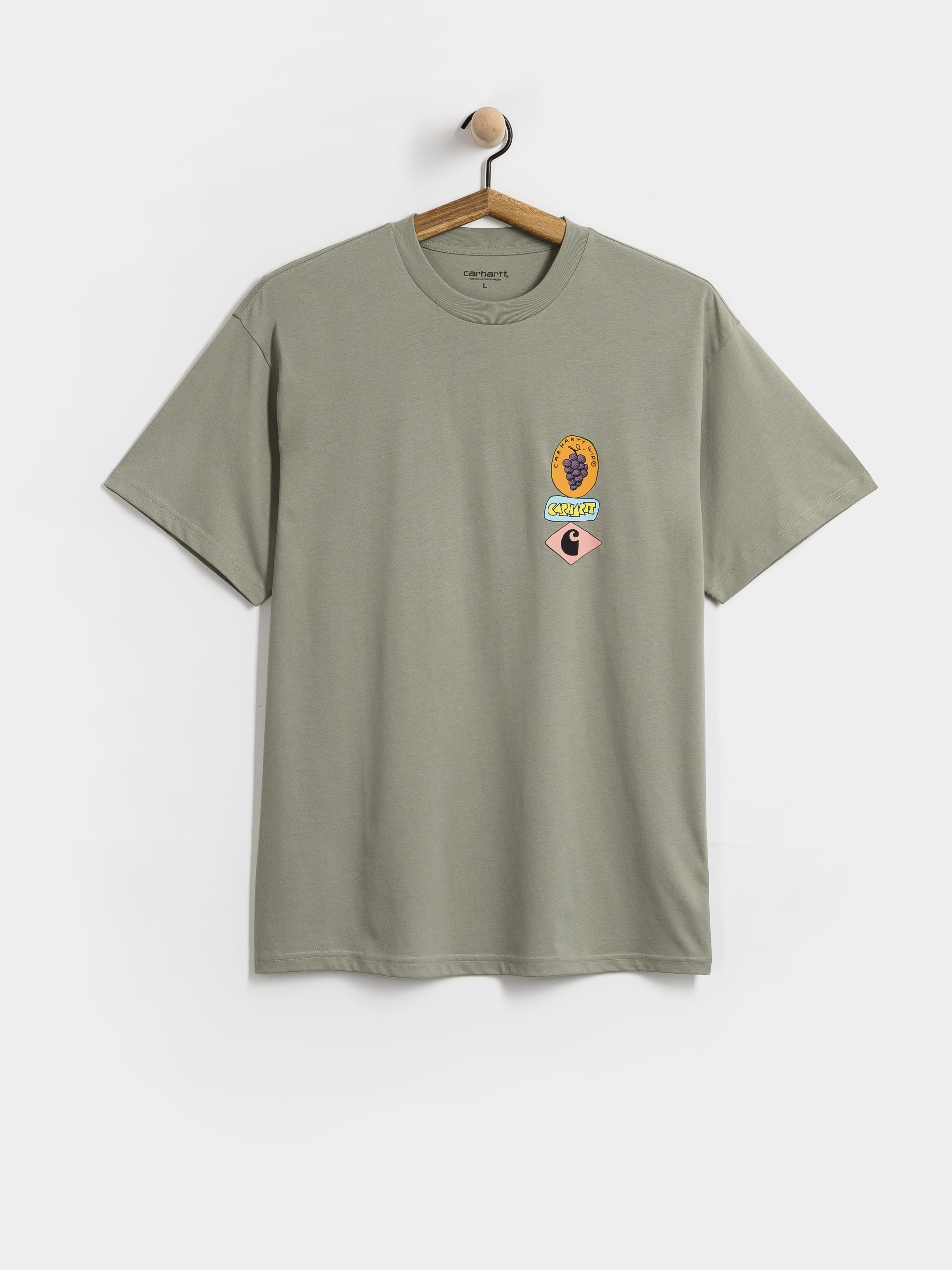 T-shirt Carhartt WIP Stacked Grapes (shady green)