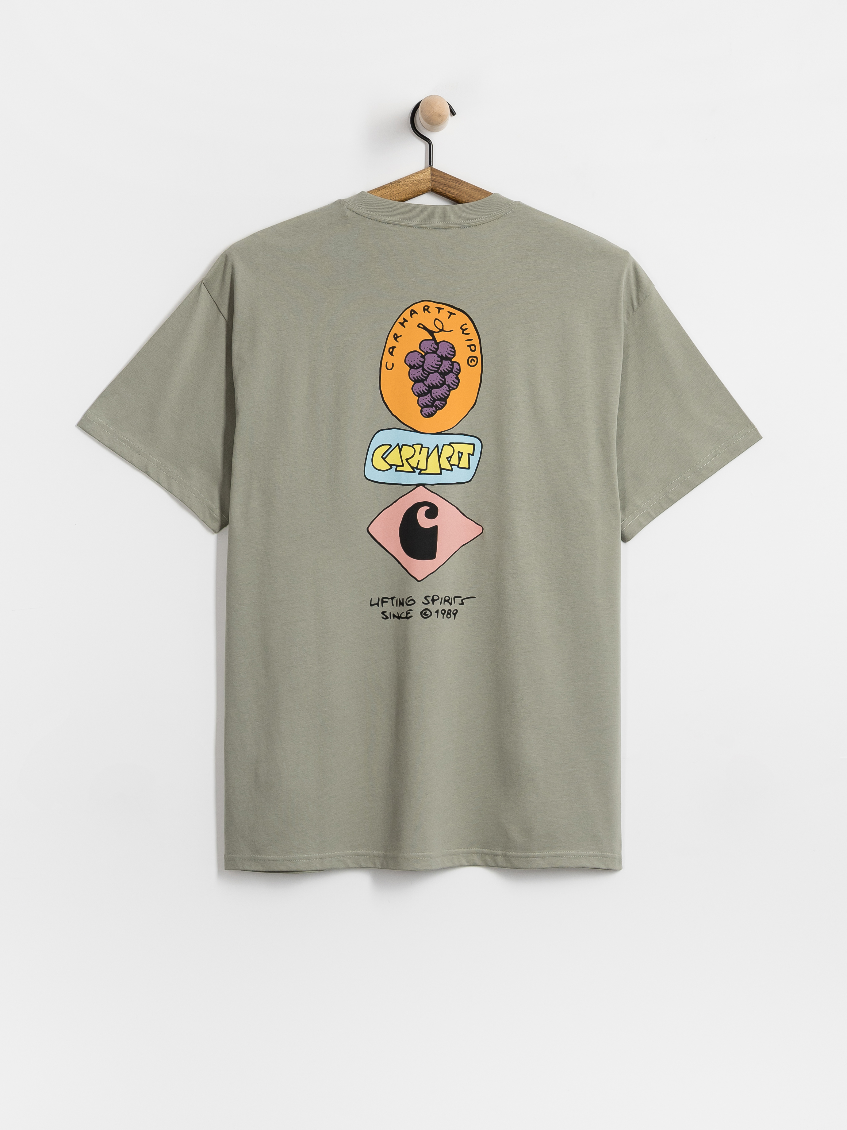 T-shirt Carhartt WIP Stacked Grapes (shady green)