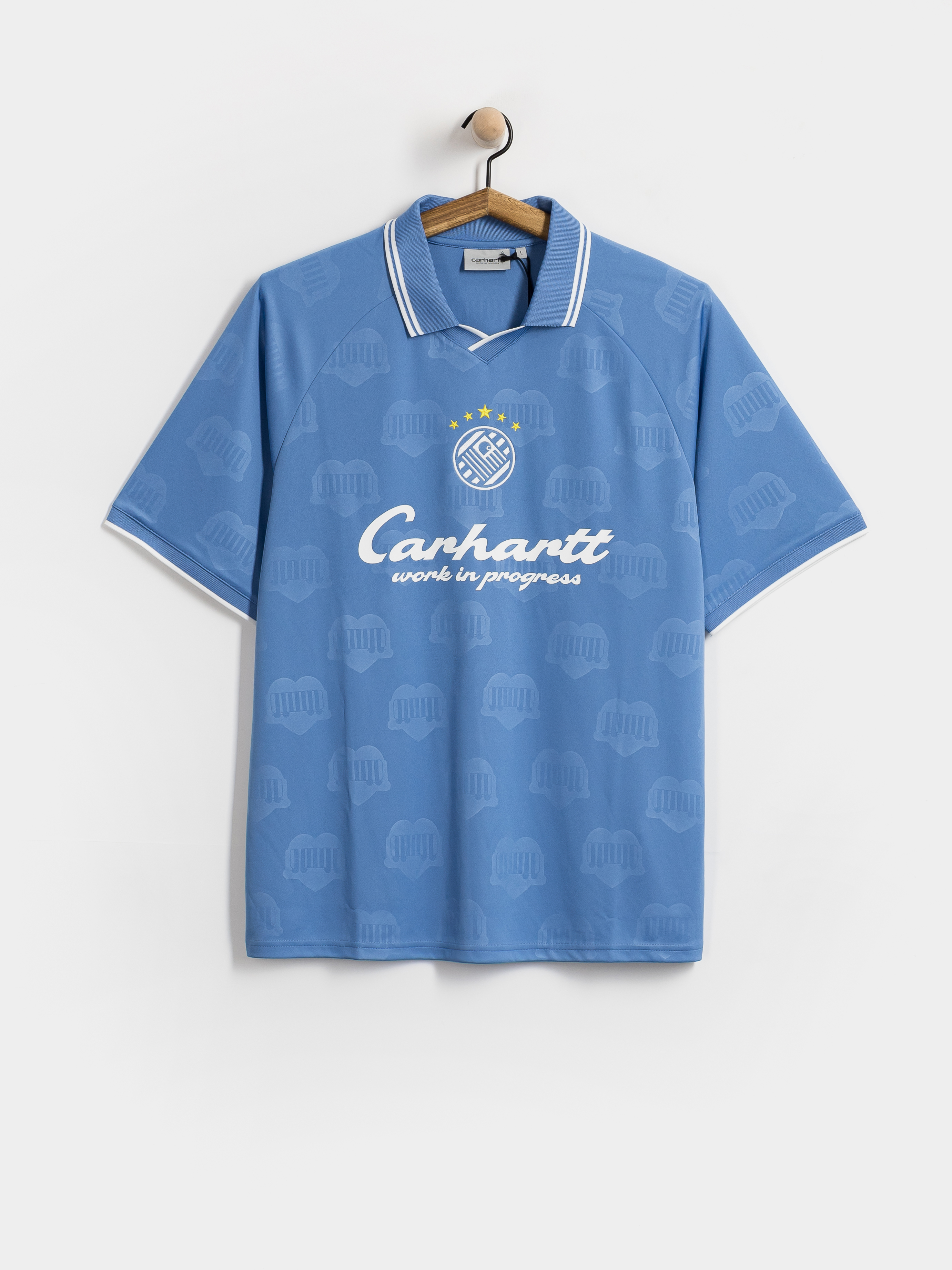 T-shirt Carhartt WIP Terrace Football (heart train jacquard curacao)