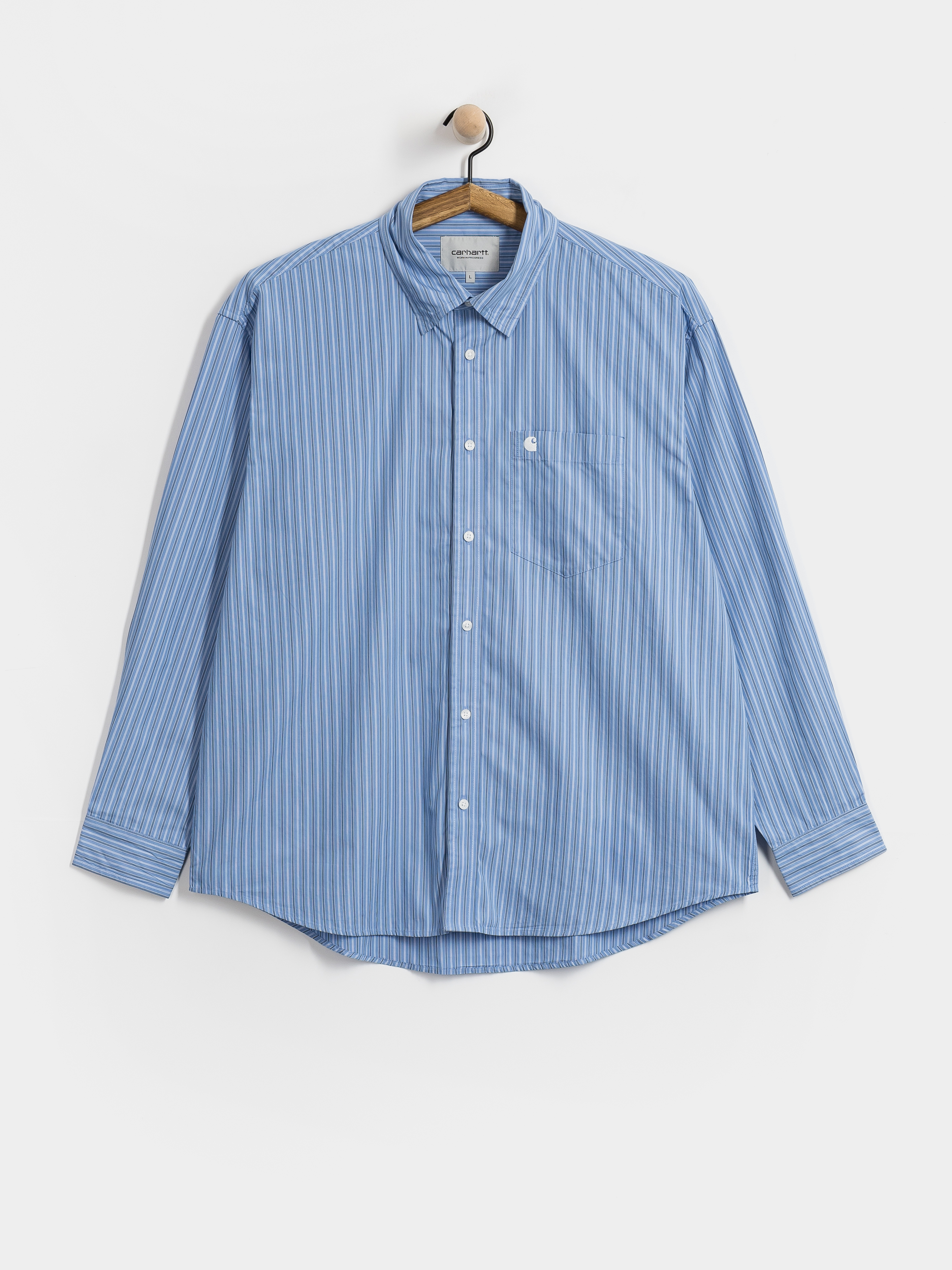 Koszula Carhartt WIP Keene (keene stripe curacao)