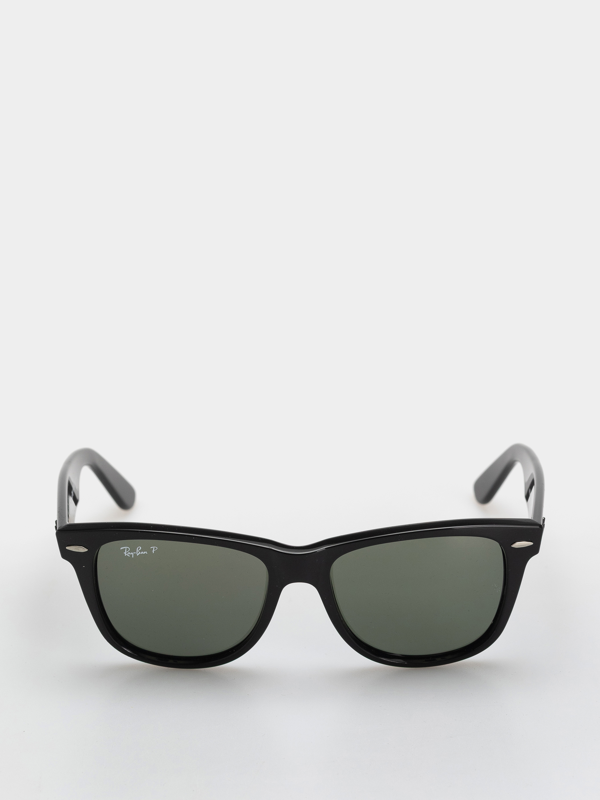 Okulary przeciwsłoneczne Ray-Ban Original Wayfarer Classic (polerowany czarny/zielone z polaryzacją)