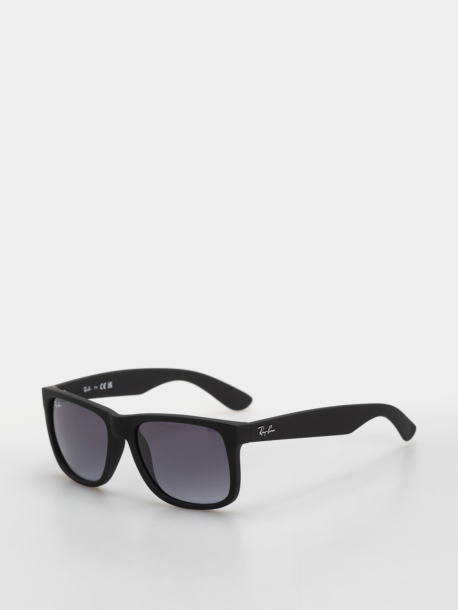 Okulary przeciwsłoneczne Ray-Ban Justin Classic (matowy guma czarny/ciemnoszary)