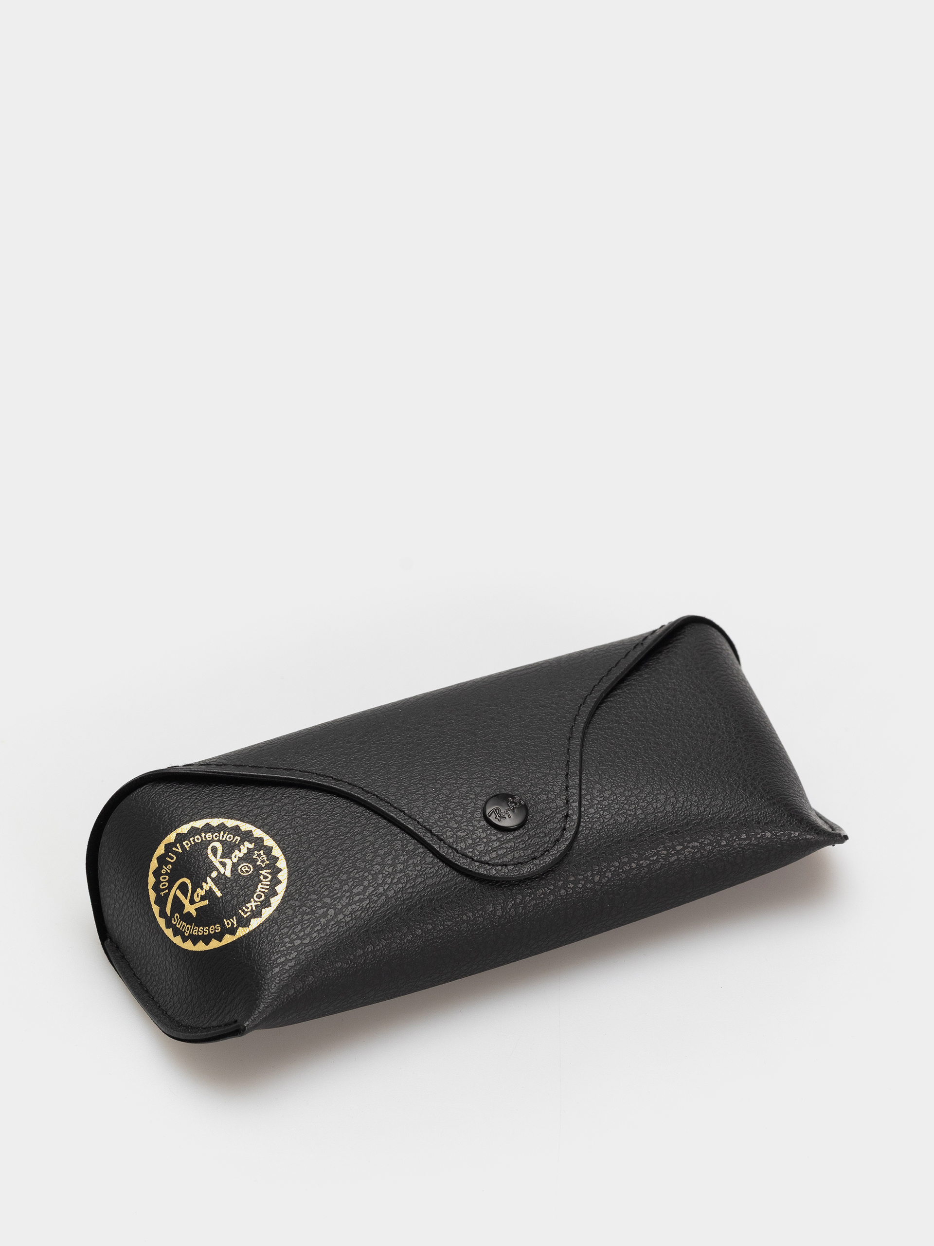 Okulary przeciwsłoneczne Ray-Ban Clubmaster Classic (polerowany czarny i złoty/zielony g-15 polaryzowany)