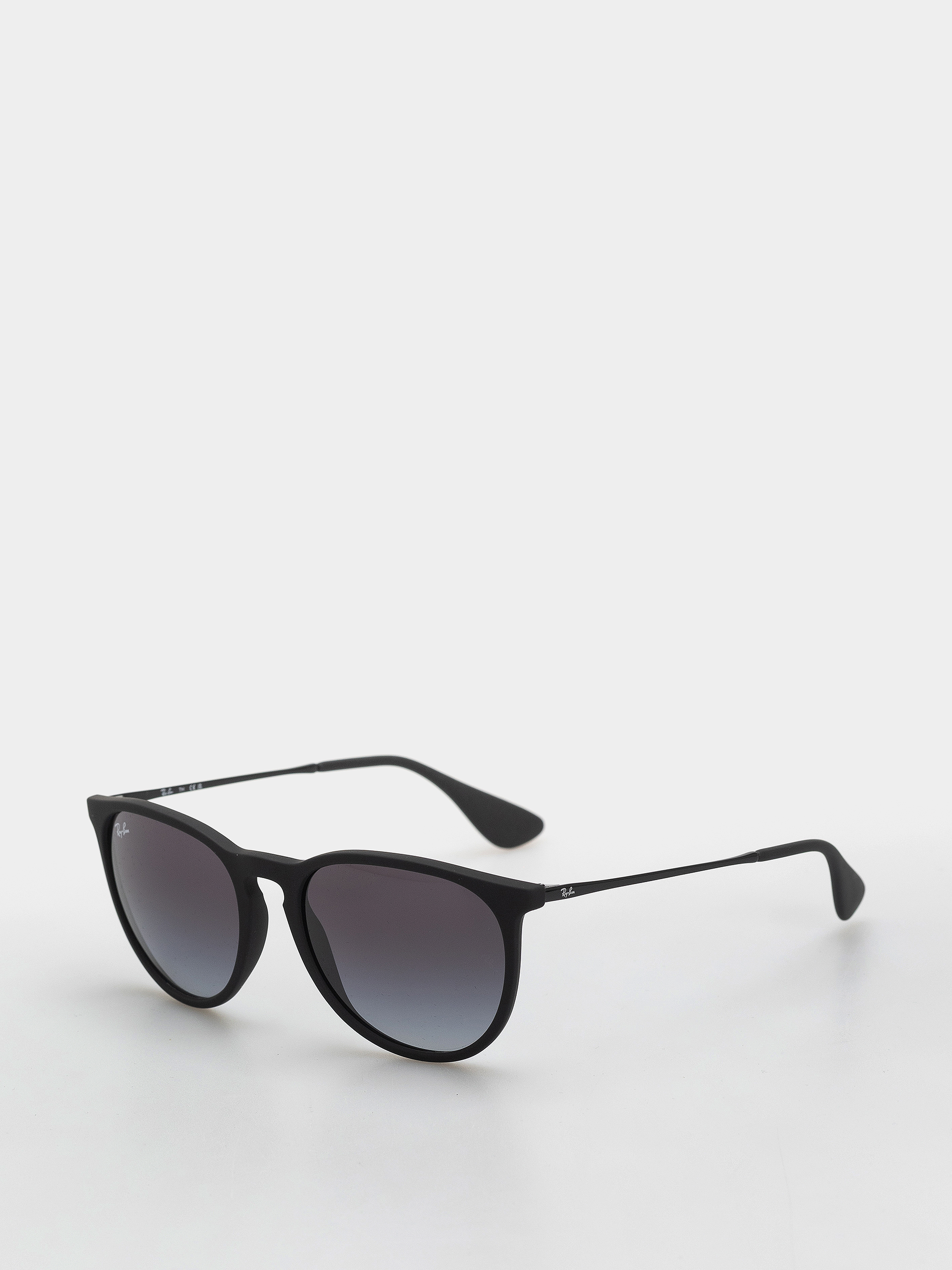 Okulary przeciwsu0142oneczne Ray-Ban Erika Classic (matowy guma czarny/szary gradalny)
