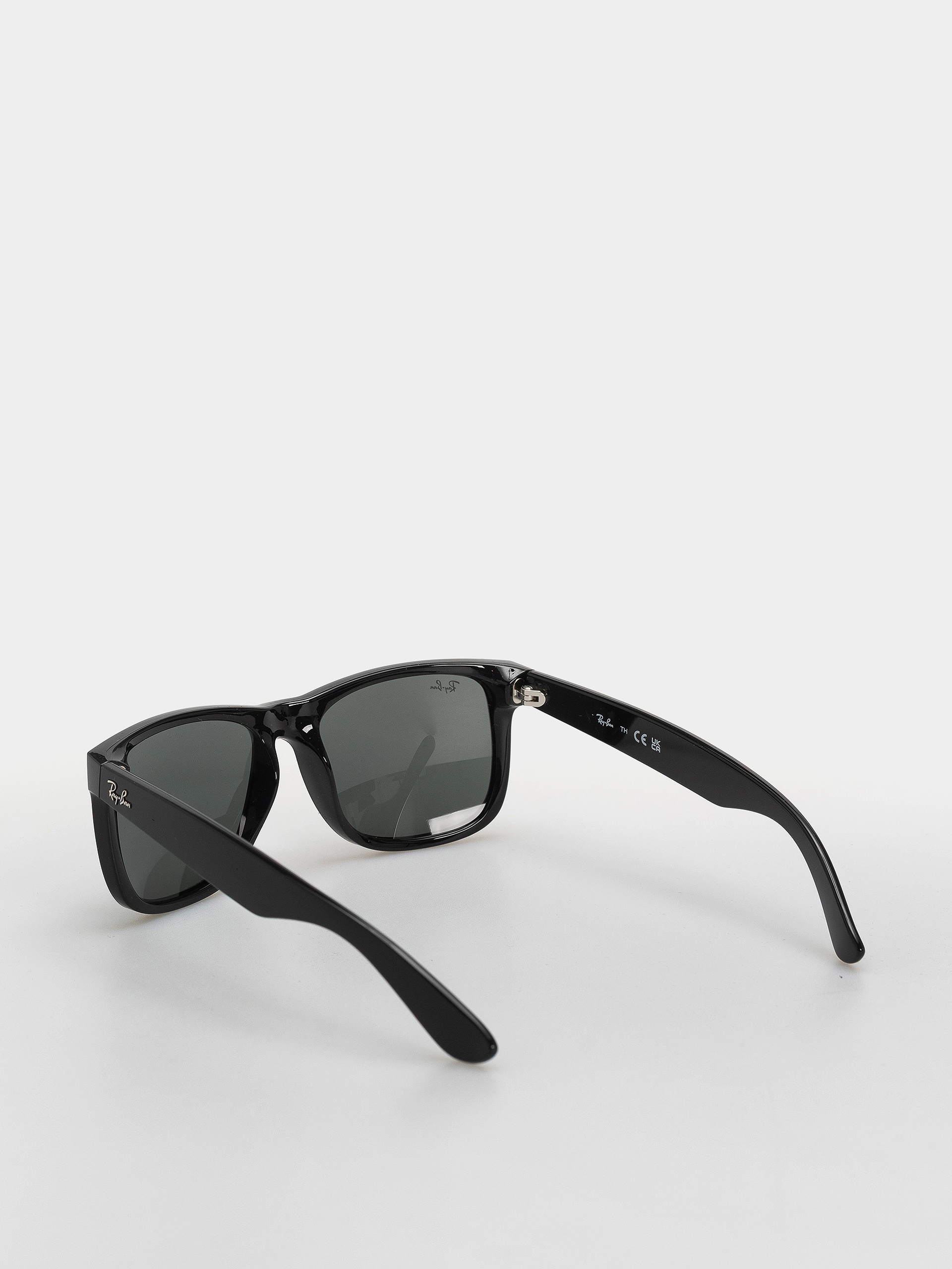 Okulary przeciwsłoneczne Ray-Ban Justin Classic (polerowany czarny/ciemnozielony)