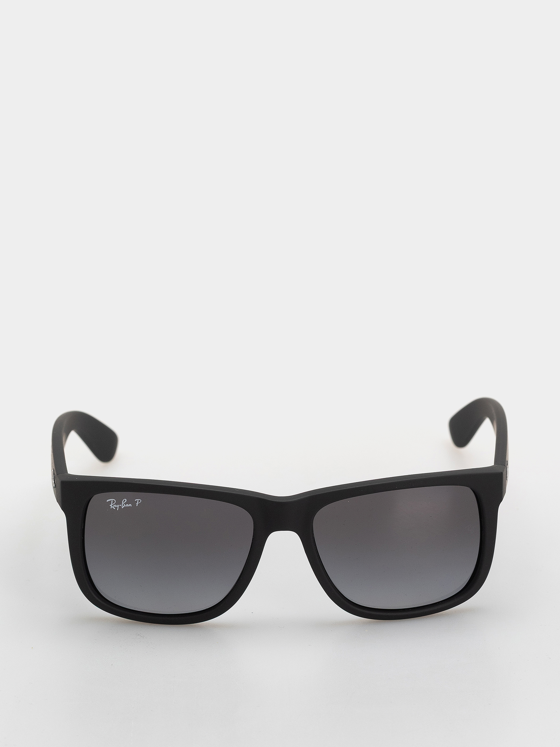 Okulary przeciwsłoneczne Ray-Ban Justin Classic (matowy guma czarny/polaryzacyjne jasnoszary)