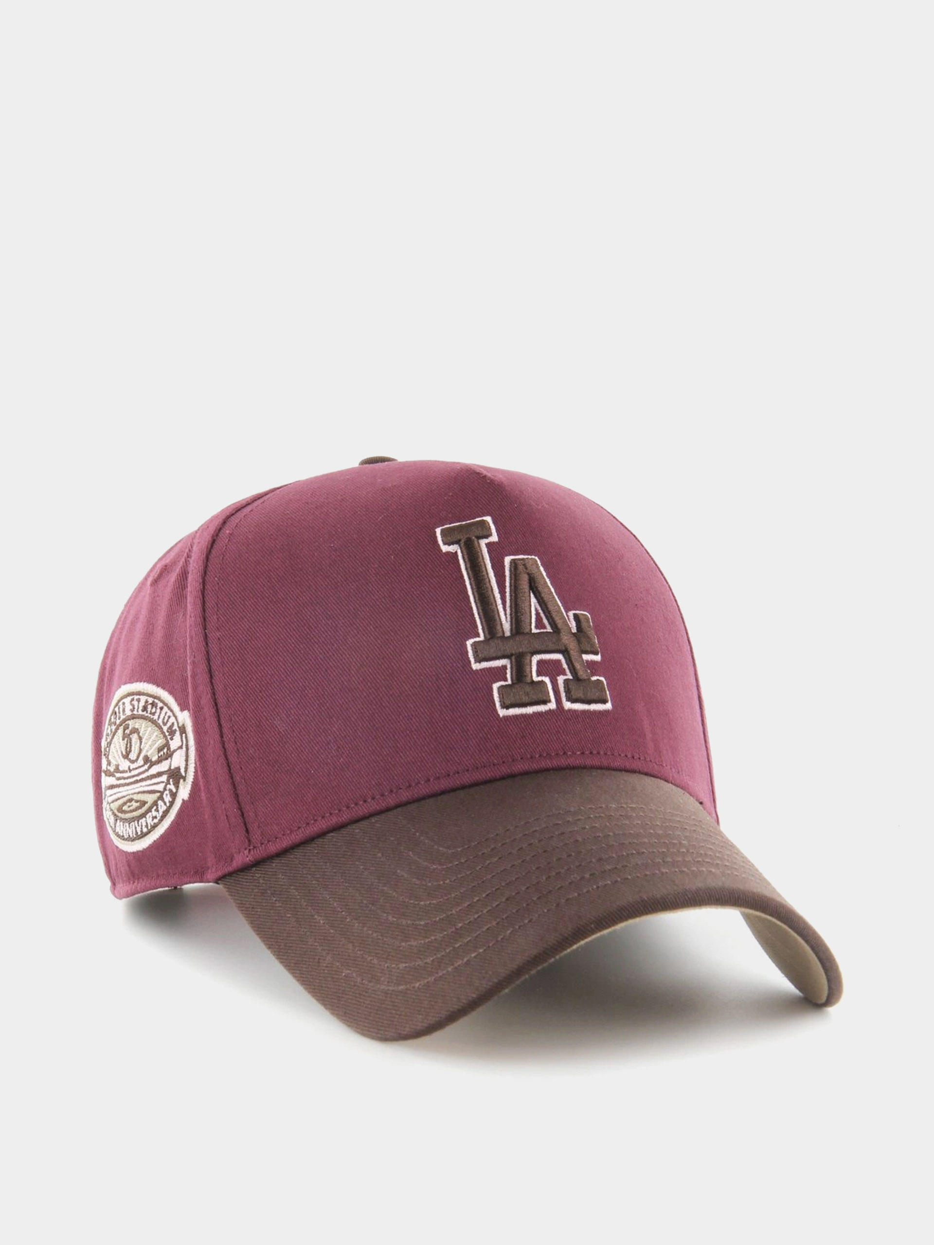 Czapka z daszkiem 47 Brand MLB Los Angeles Dodgers Sure Shot Cotton MVP (dark maroon)
