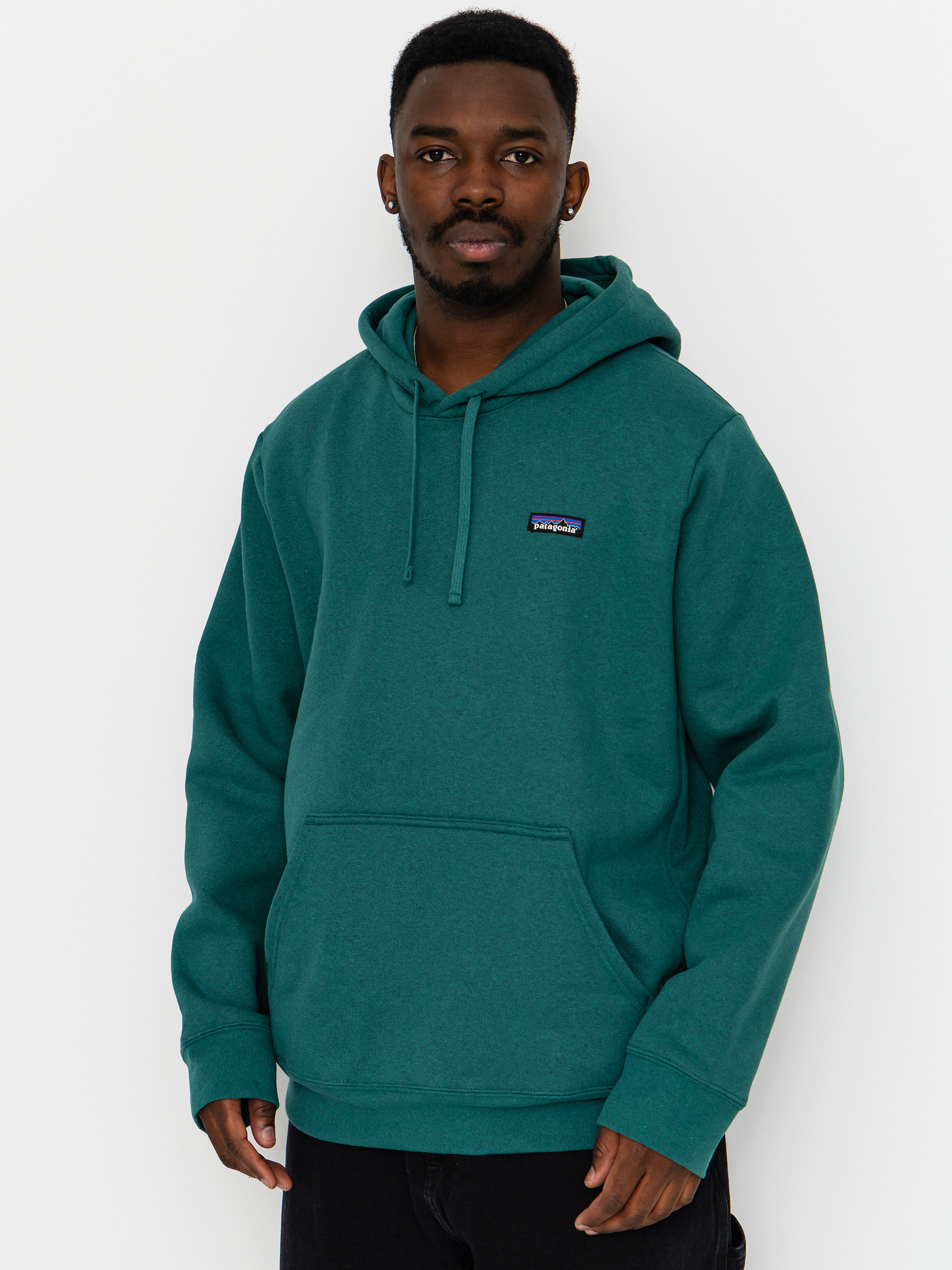 Bluza z kapturem Patagonia P 6 Label Uprisal HD (gem green)
