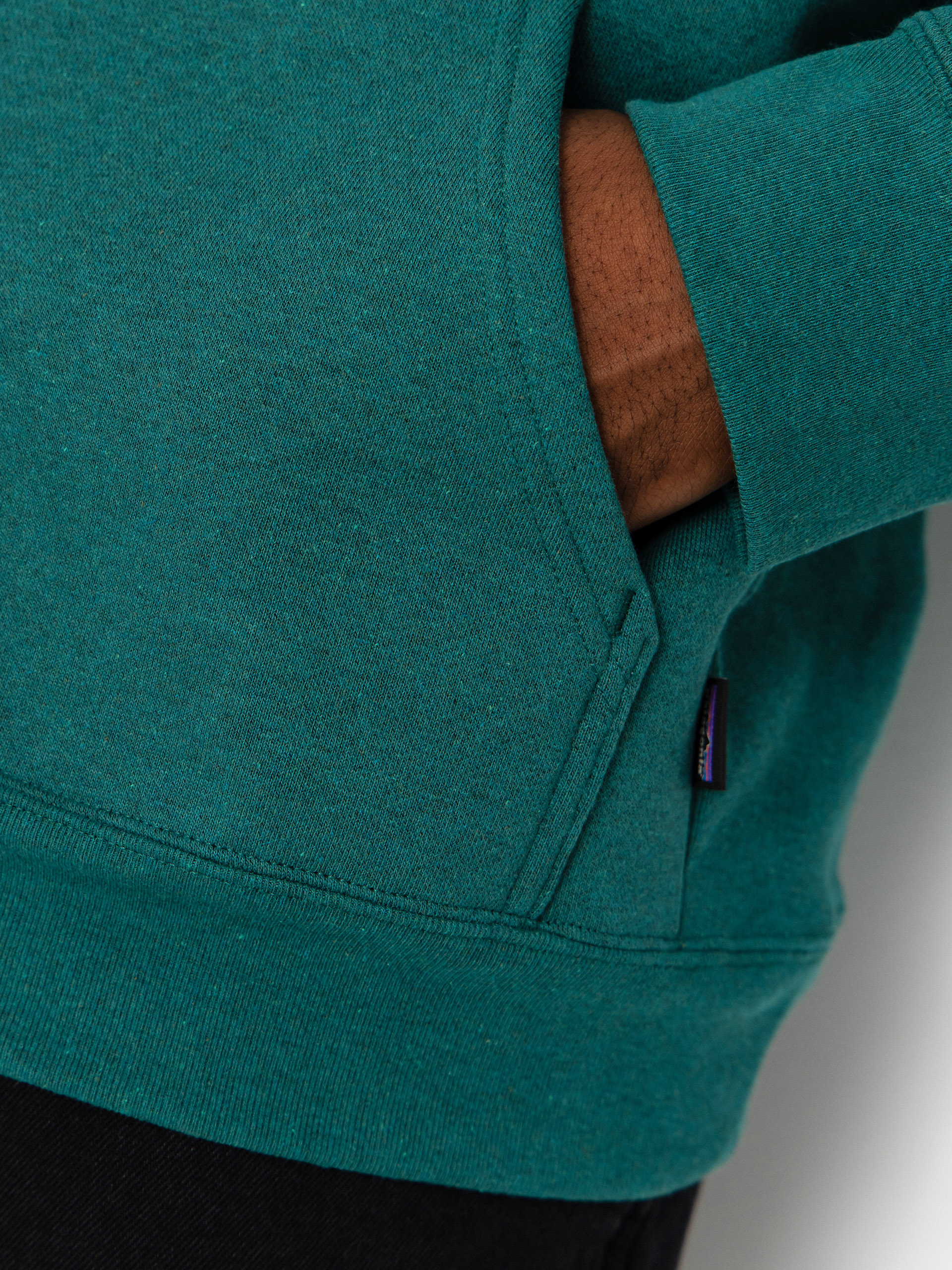 Bluza z kapturem Patagonia P 6 Label Uprisal HD (gem green)