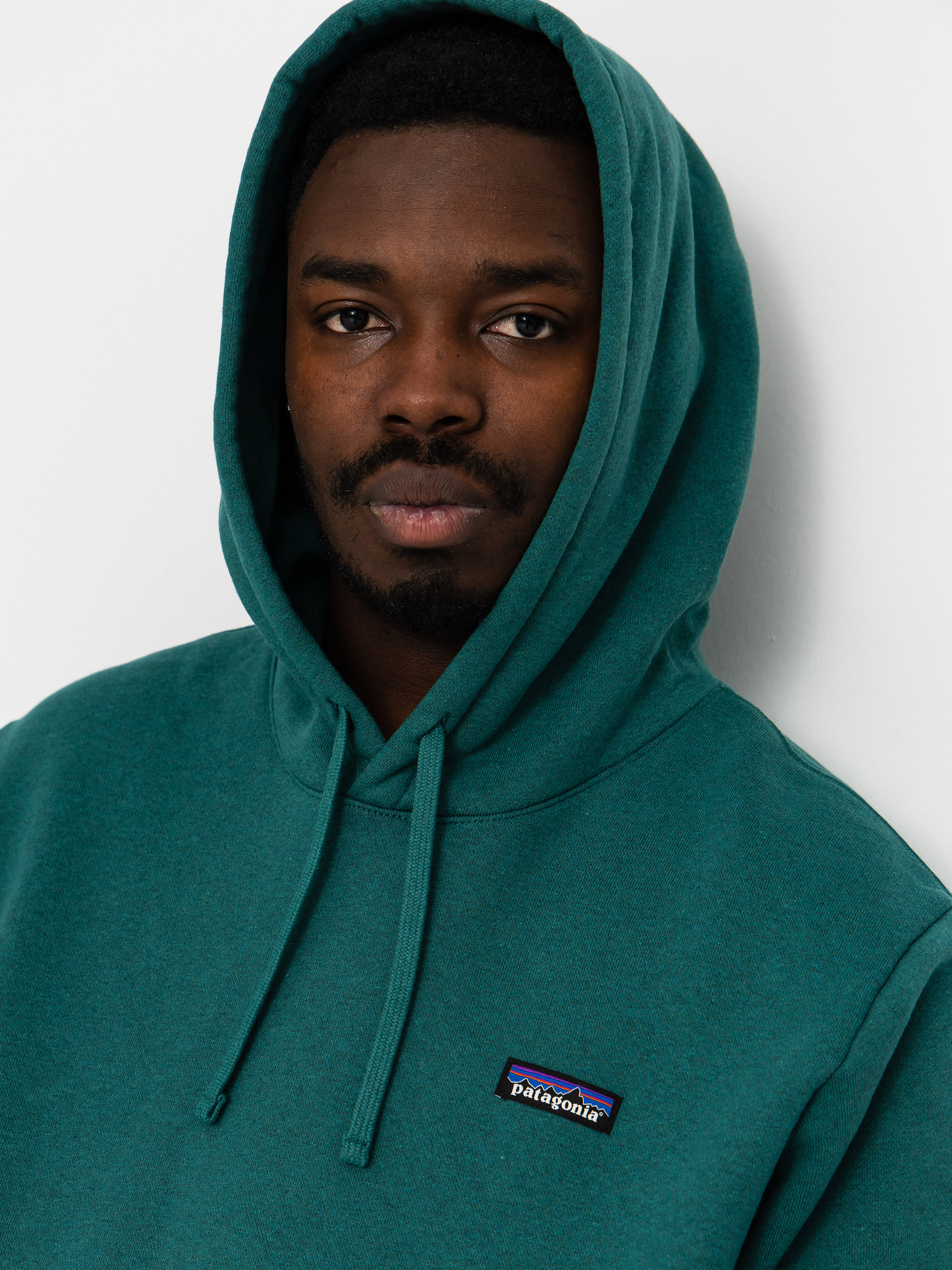 Bluza z kapturem Patagonia P 6 Label Uprisal HD (gem green)