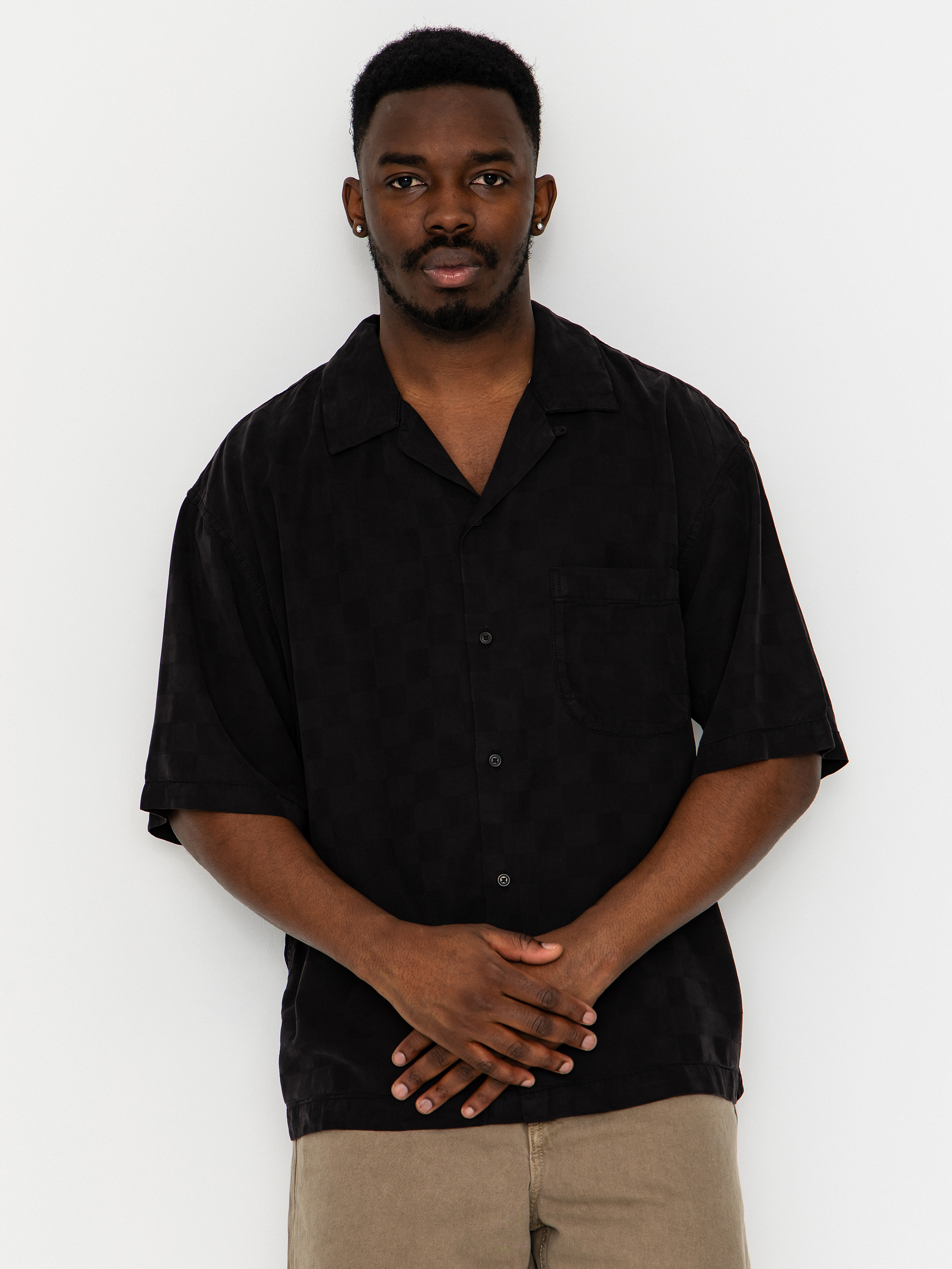 Koszula Vans Van Doren Tencel Check Camp (black)