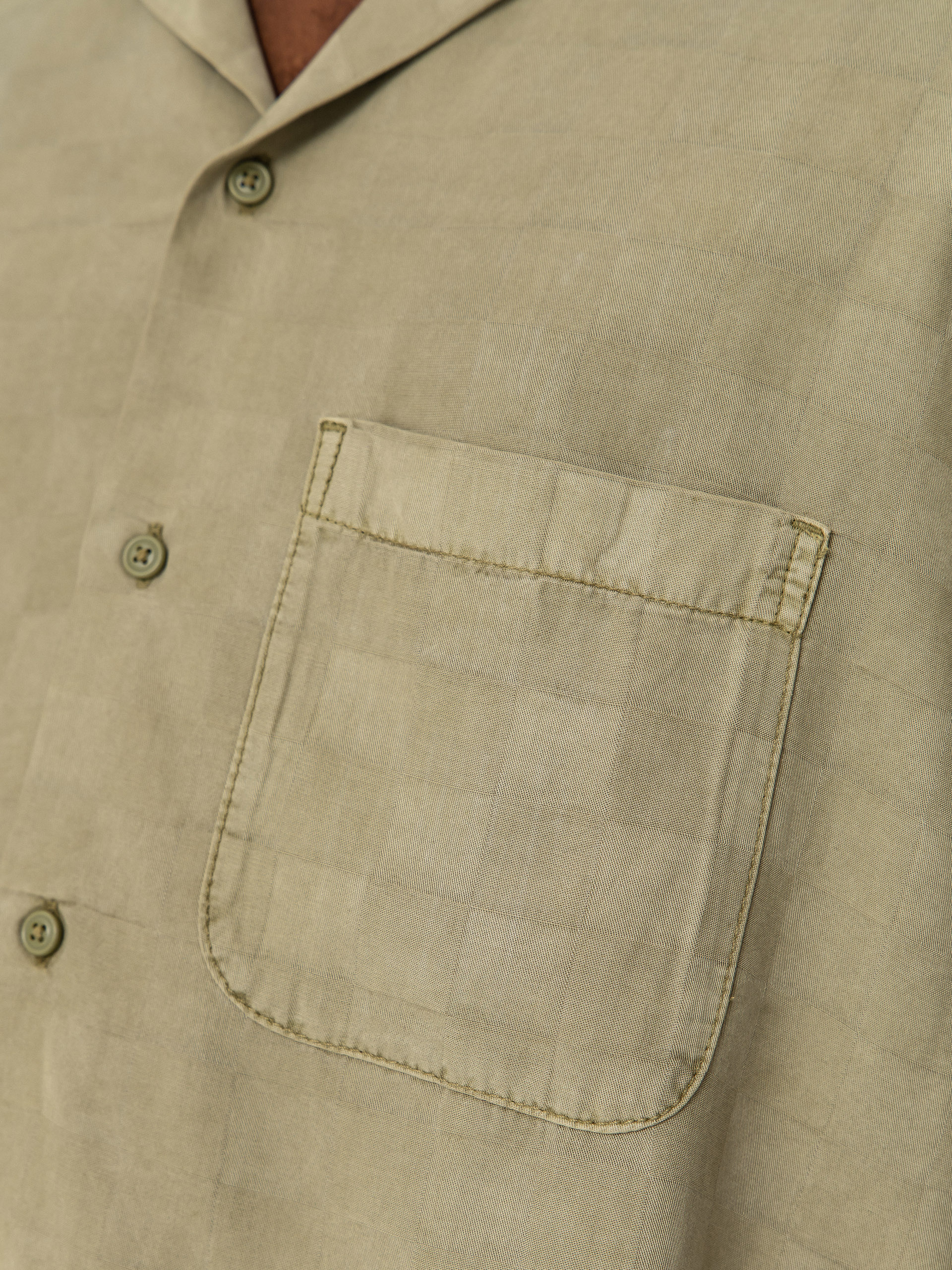 Koszula Vans Van Doren Tencel Check Camp (soft sage)
