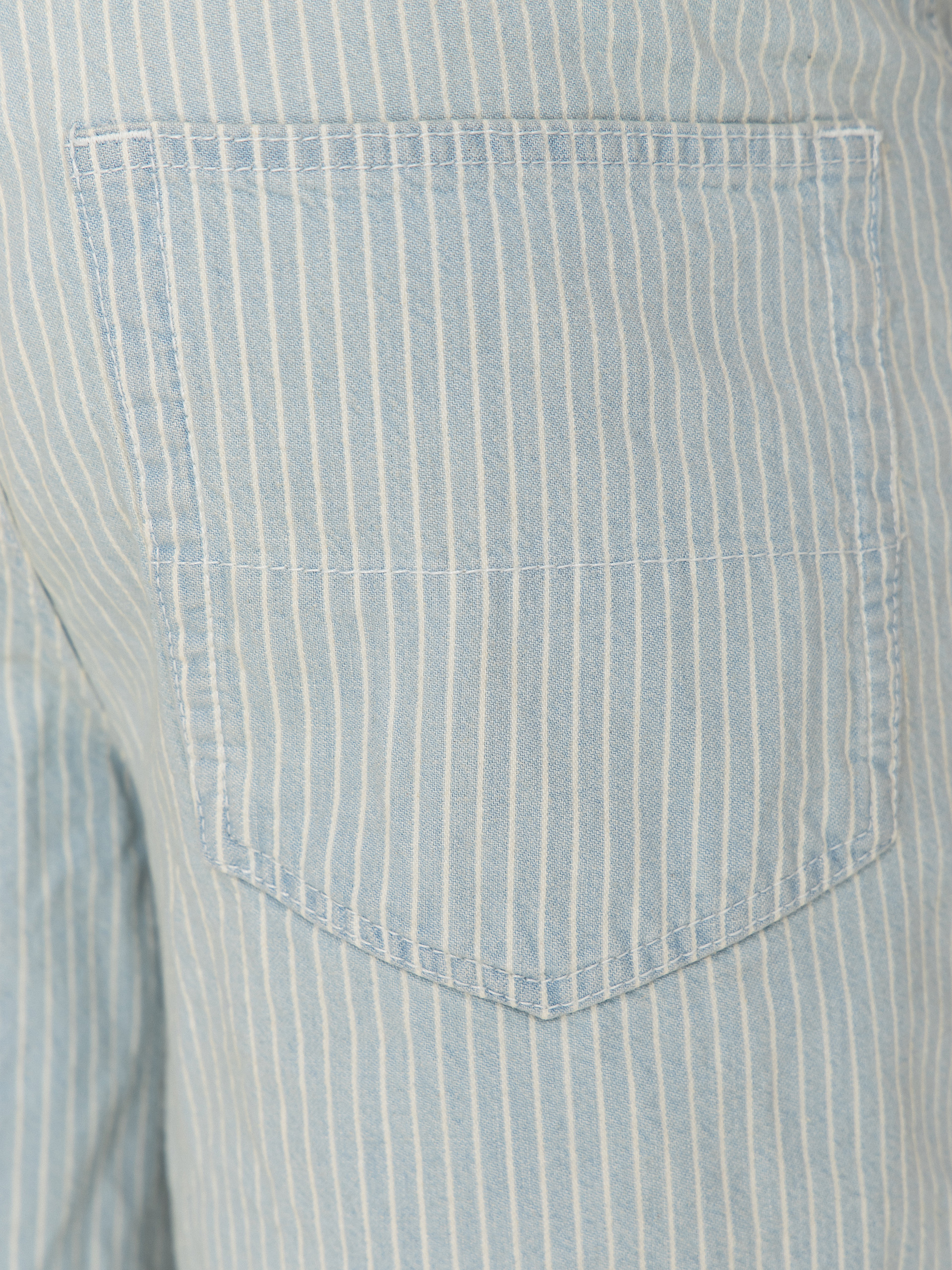 Szorty Vans Check 5 Baggy Striped Denim (blue ice stripe)