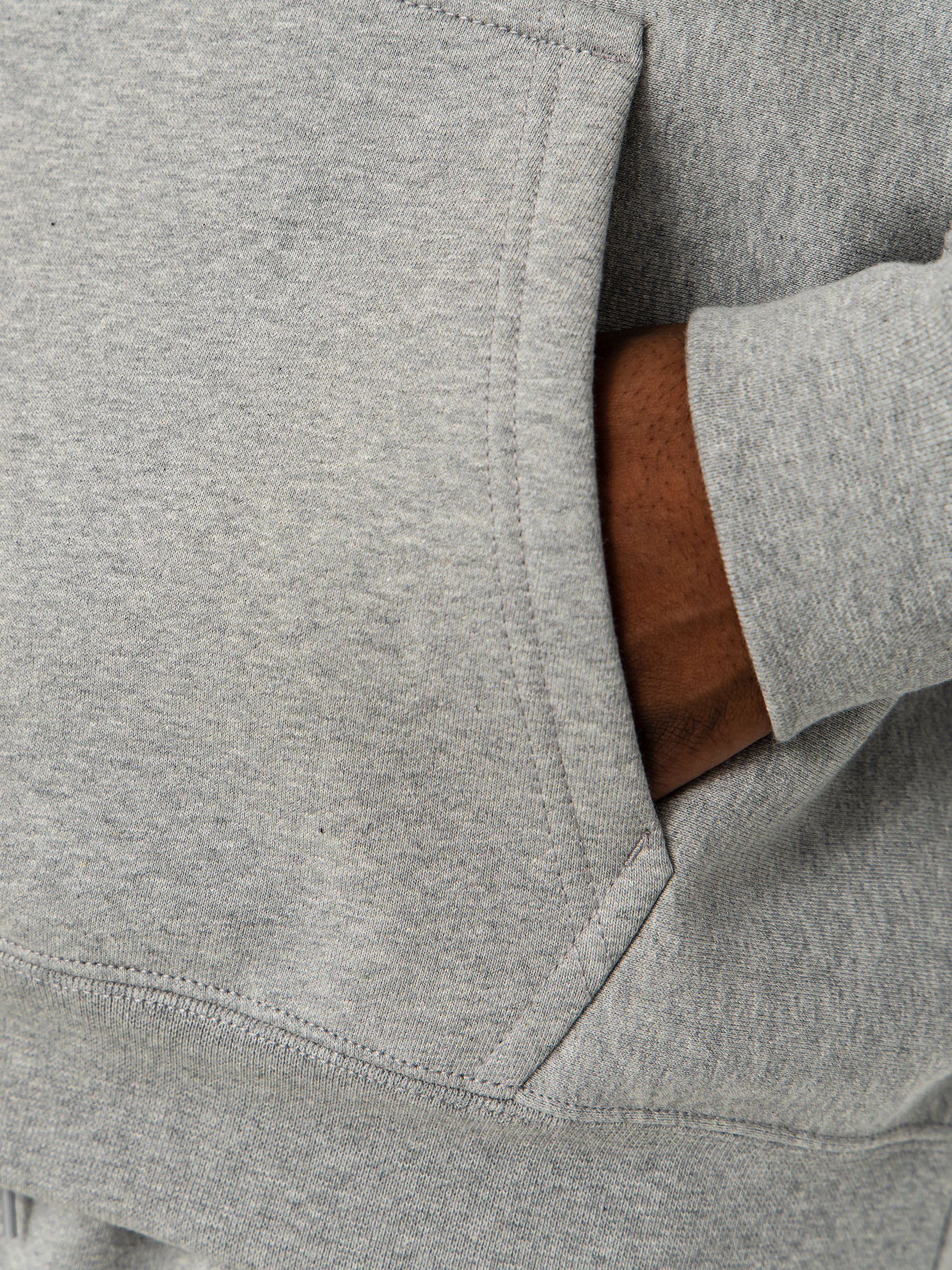Bluza z kapturem Nike SB Solo Swoosh HD (dk grey heather/lt smoke grey/white)
