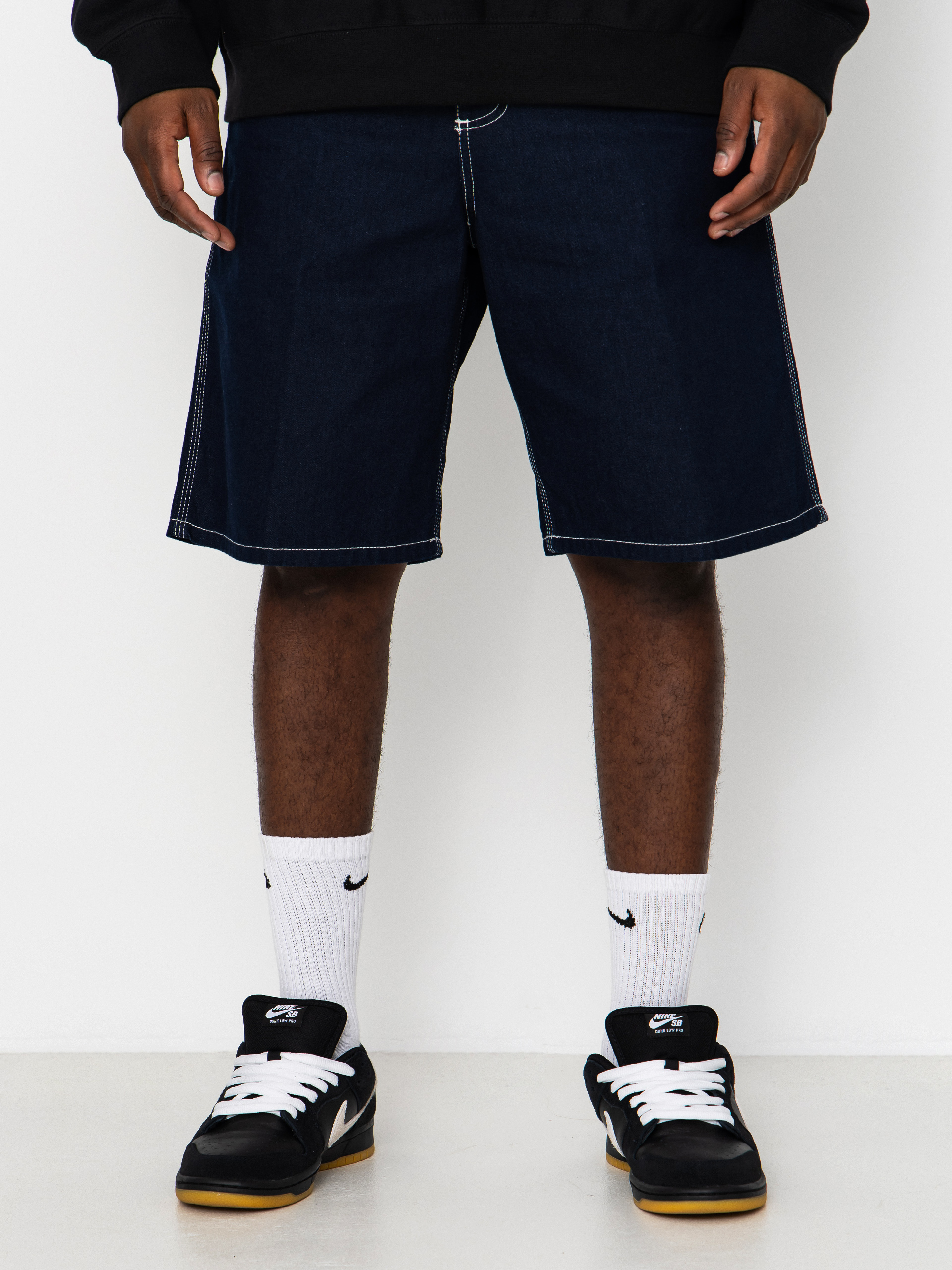 Szorty Carhartt WIP Simple (blue one wash)