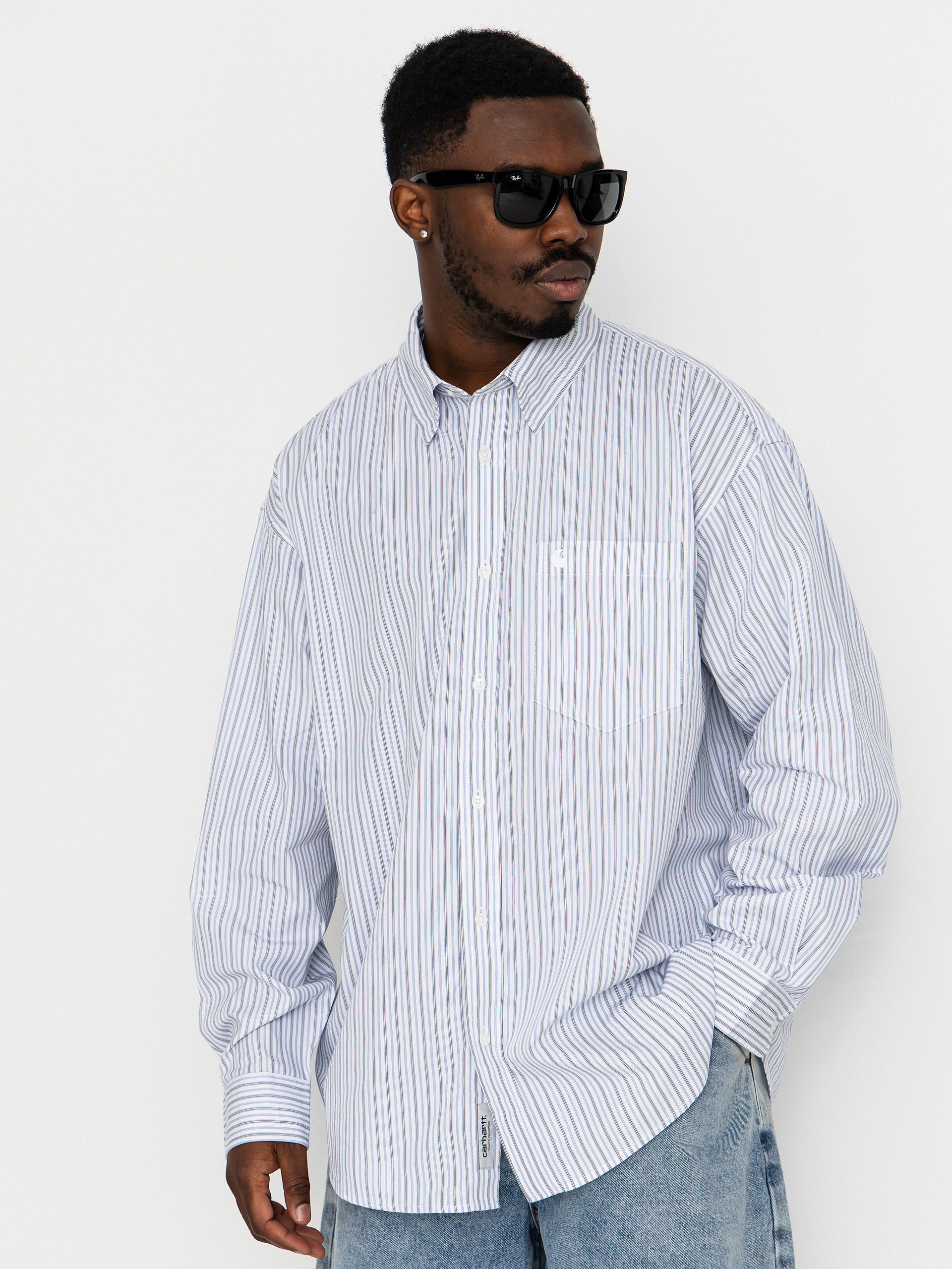 Koszula Carhartt WIP Keene (keene stripe white)