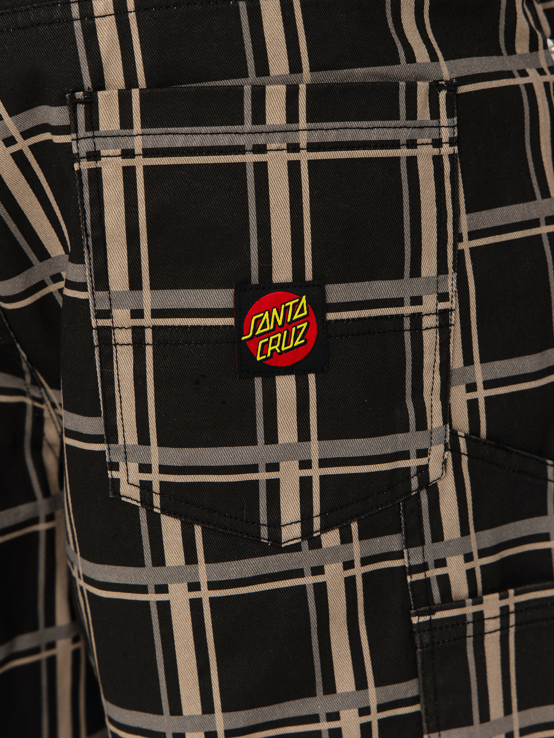 Szorty Santa Cruz Carpenter Big (black check)