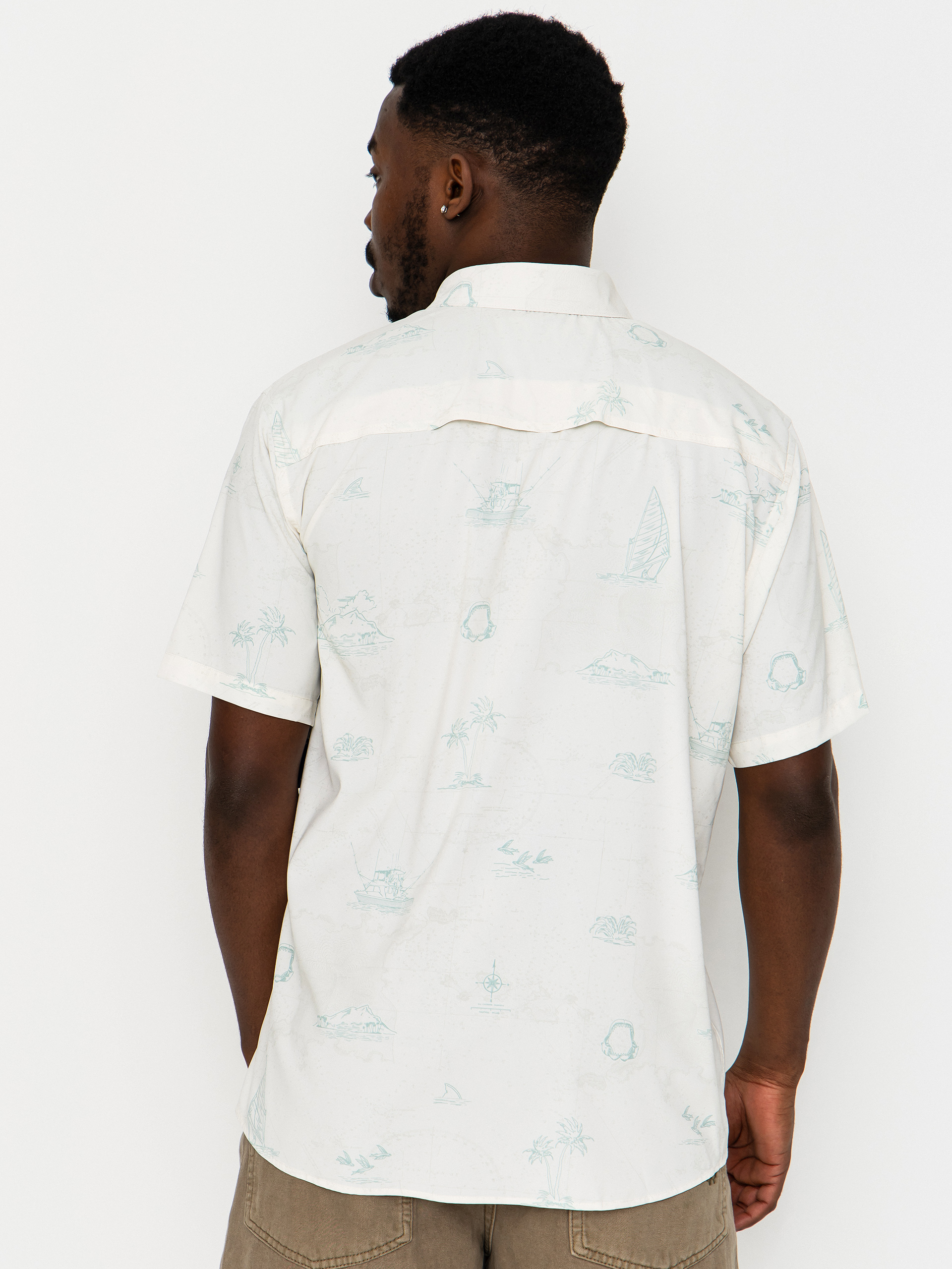 Koszula Salty Crew Flagship Uv Button Up (white)