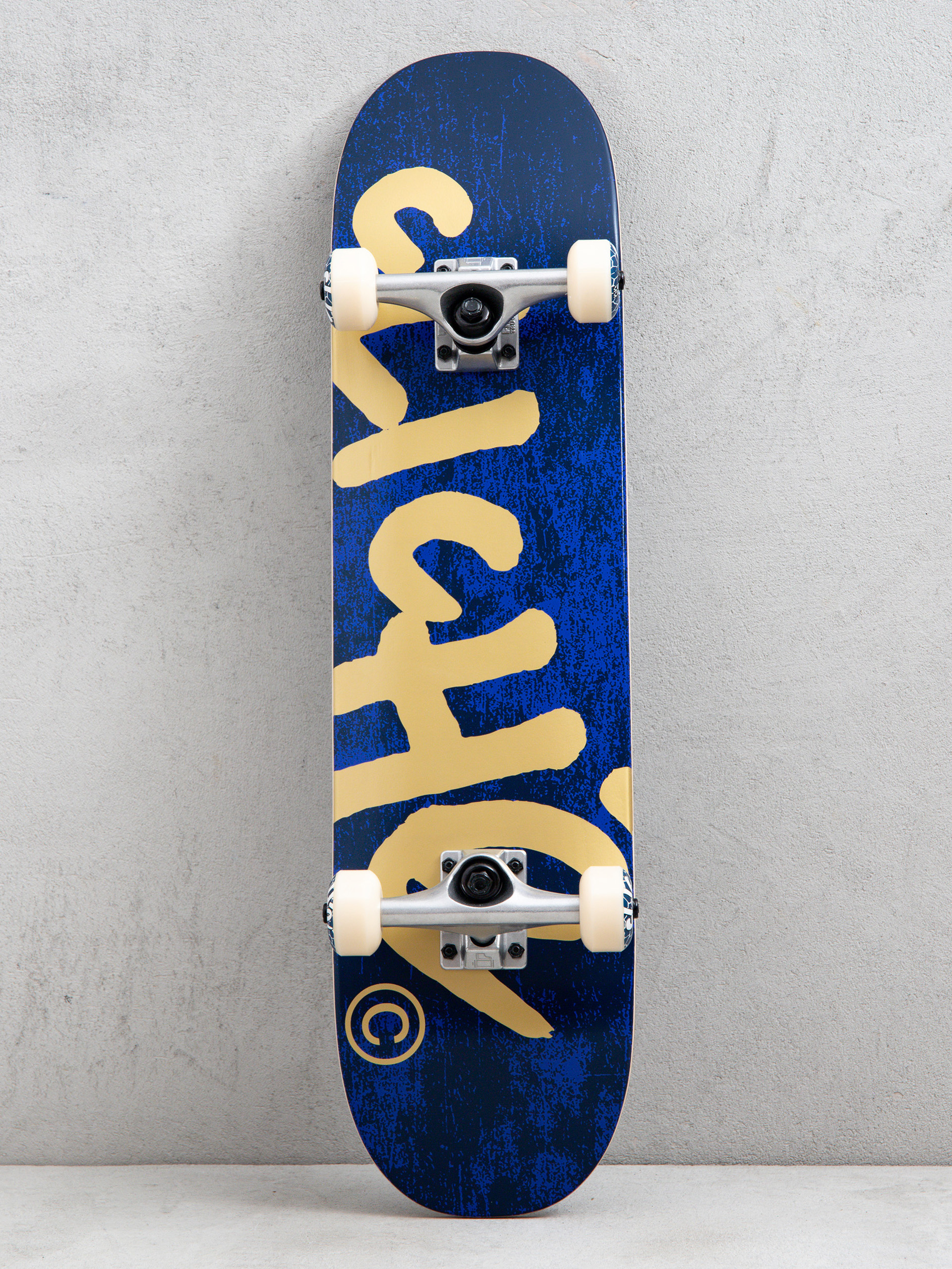 Deskorolka Cliche Handwritten (navy/gold)