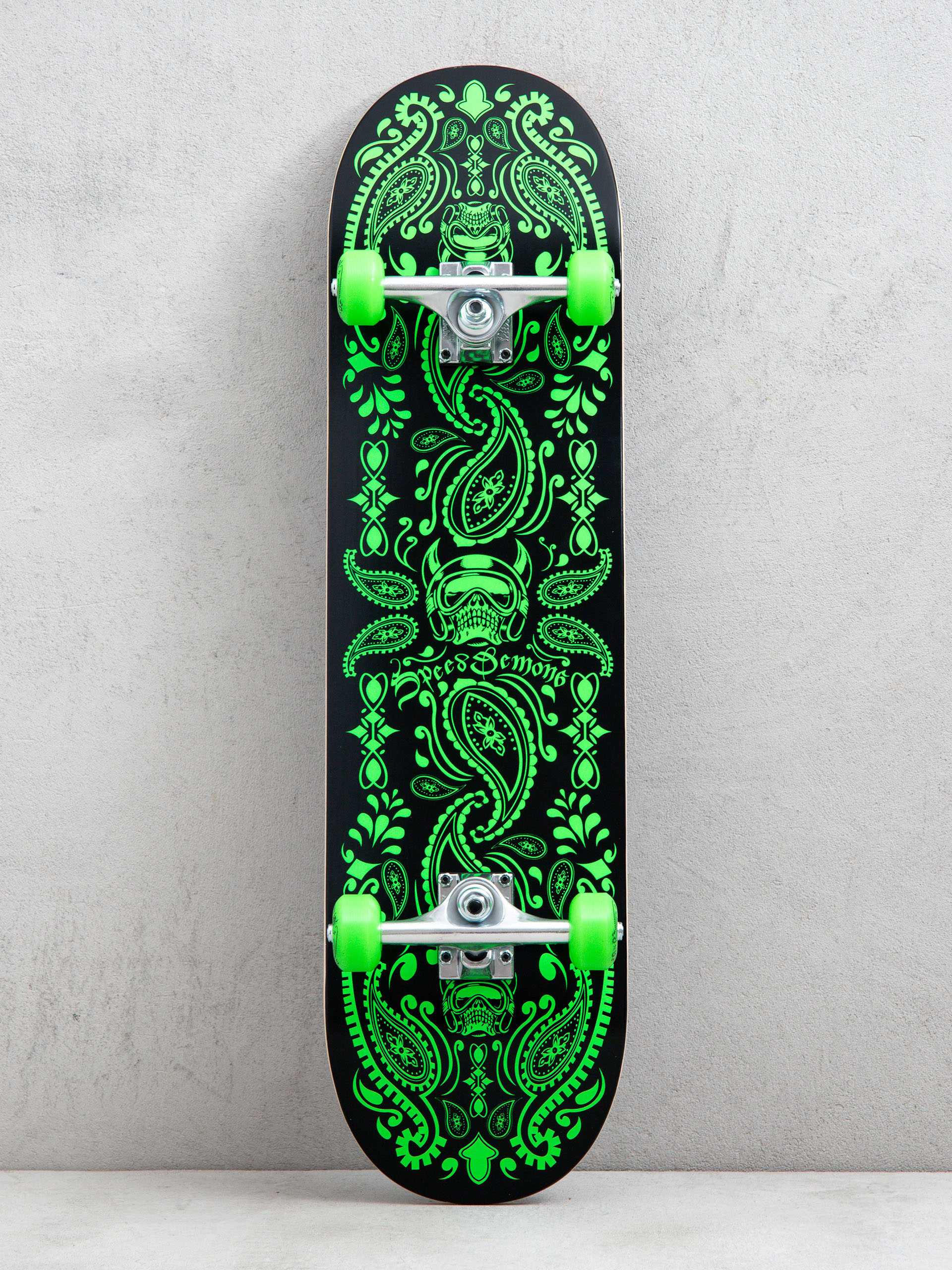 Deskorolka Speed Demons Bandana (black/green)