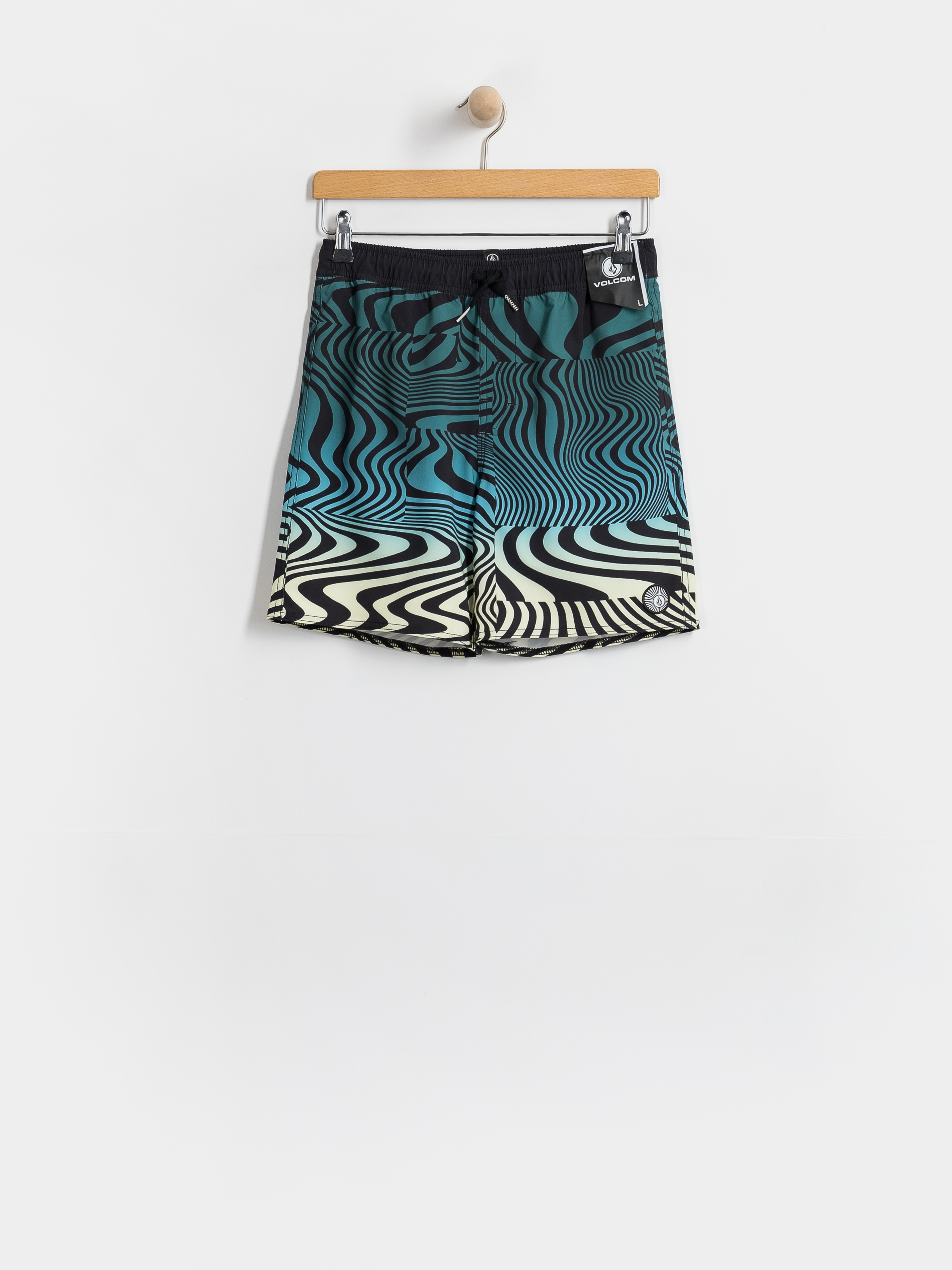 Szorty Volcom Lido Print Trunk JR (rifle green)