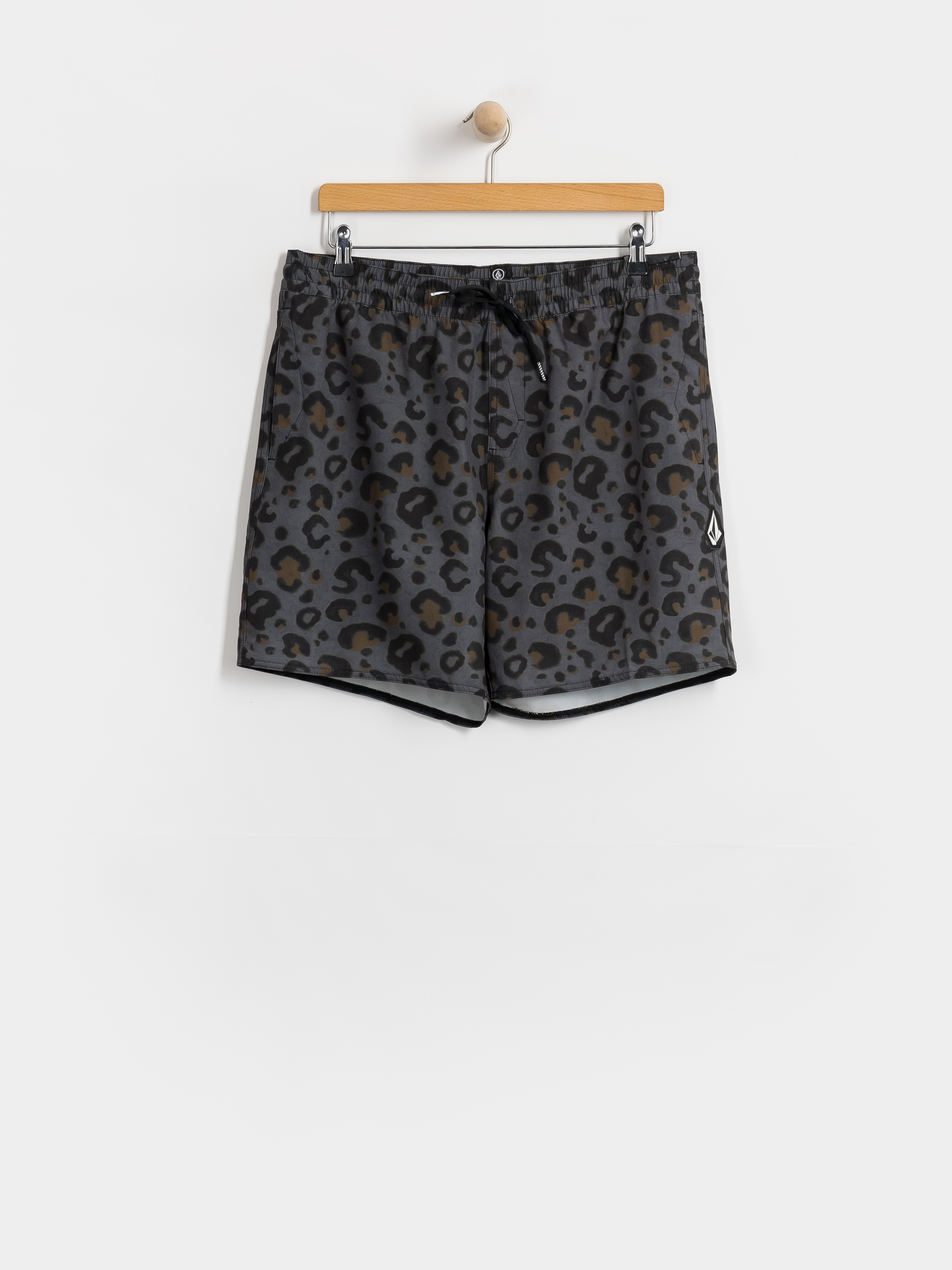 Szorty Volcom Melange Trunk 17 (asphalt black)