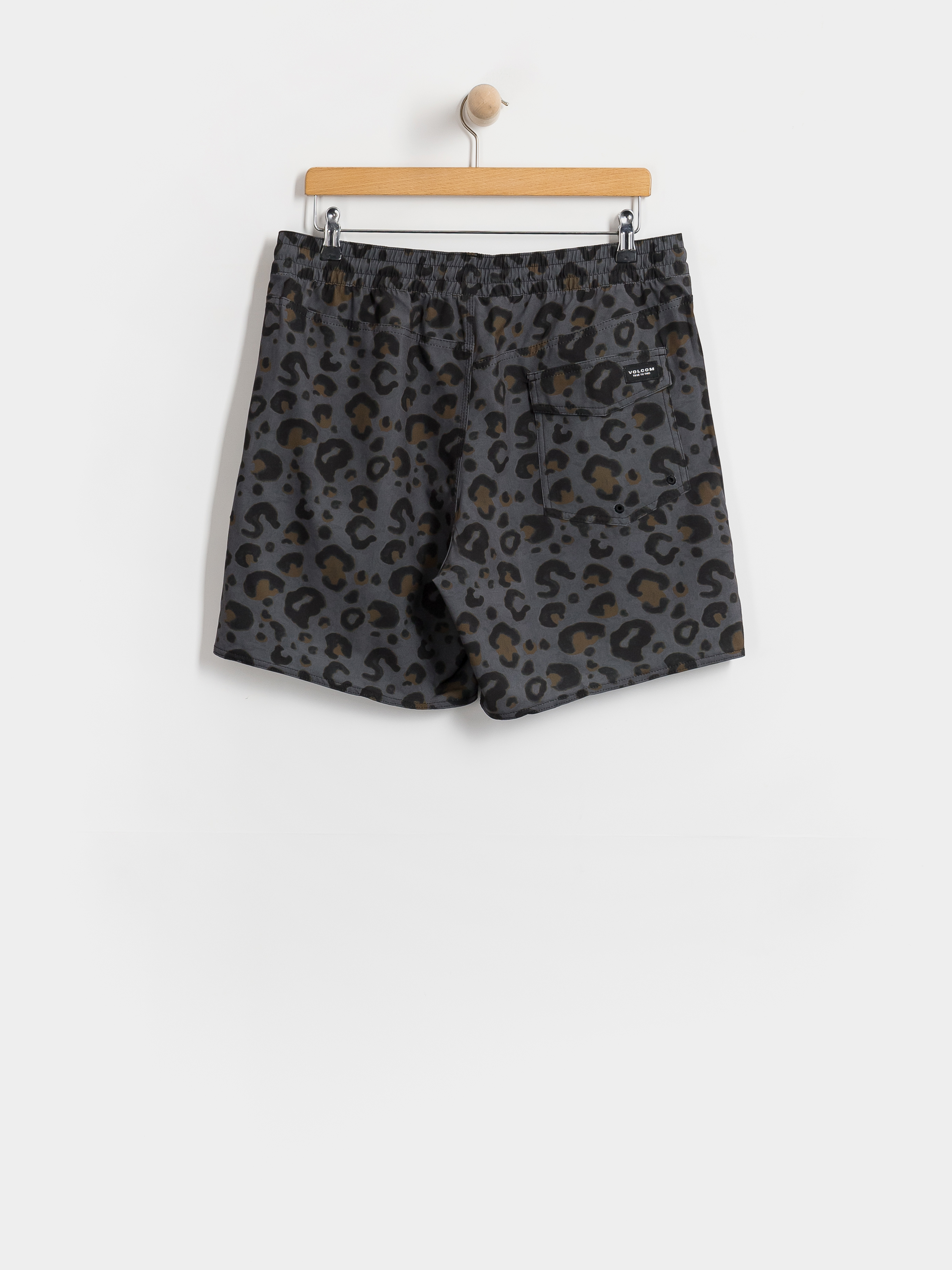 Szorty Volcom Melange Trunk 17 (asphalt black)